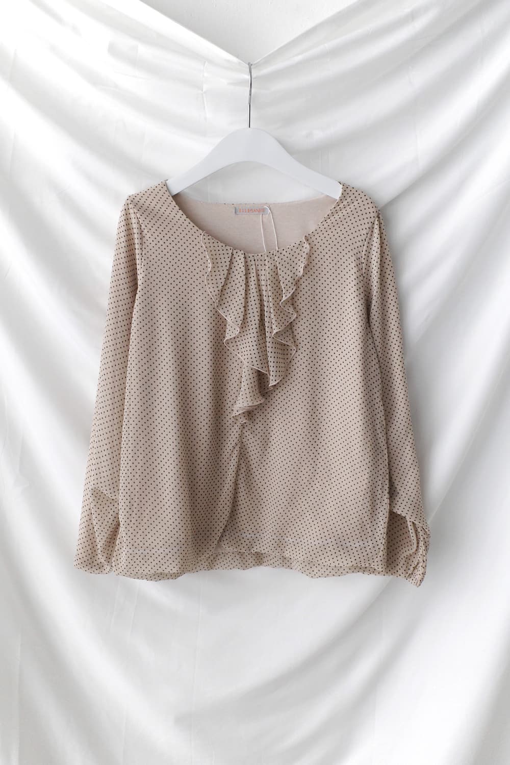 dot frill blouse 상품이미지1