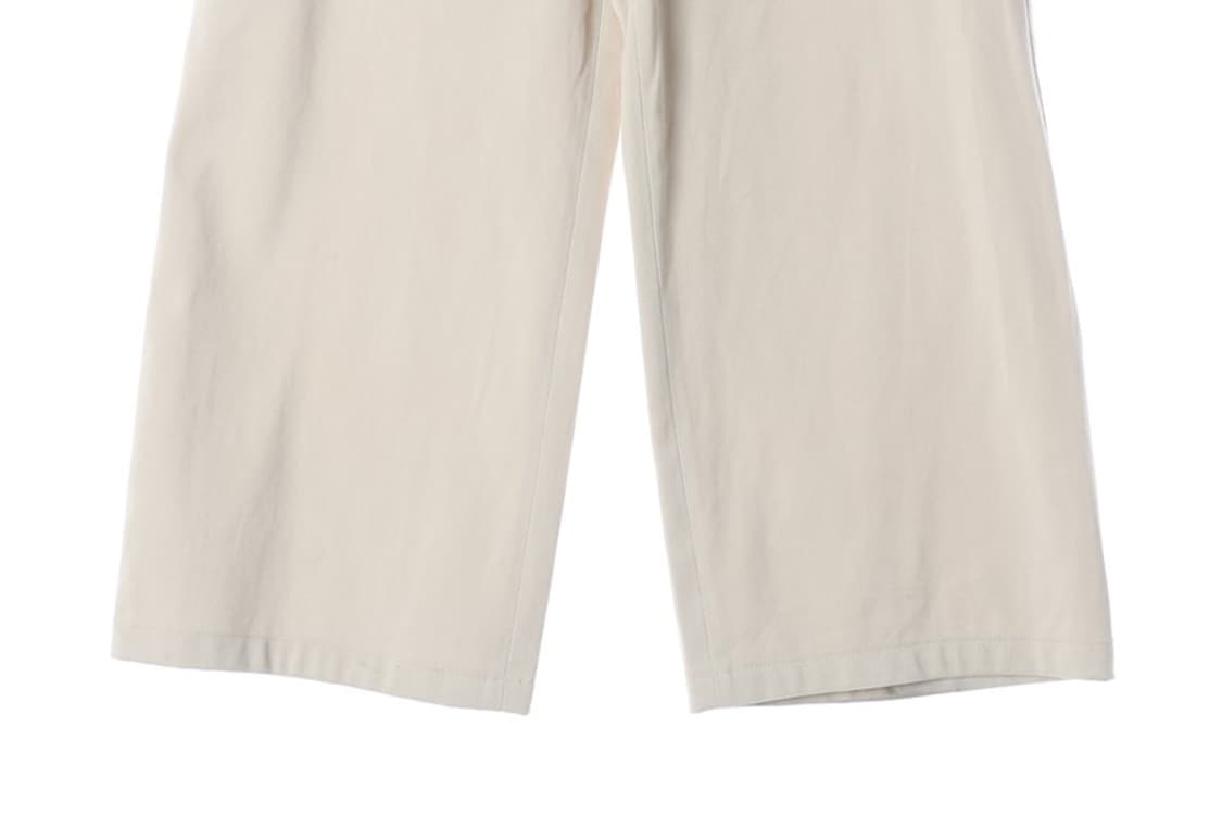 파사드패턴 코튼 와이드 팬츠 아이보리 S 상품이미지5