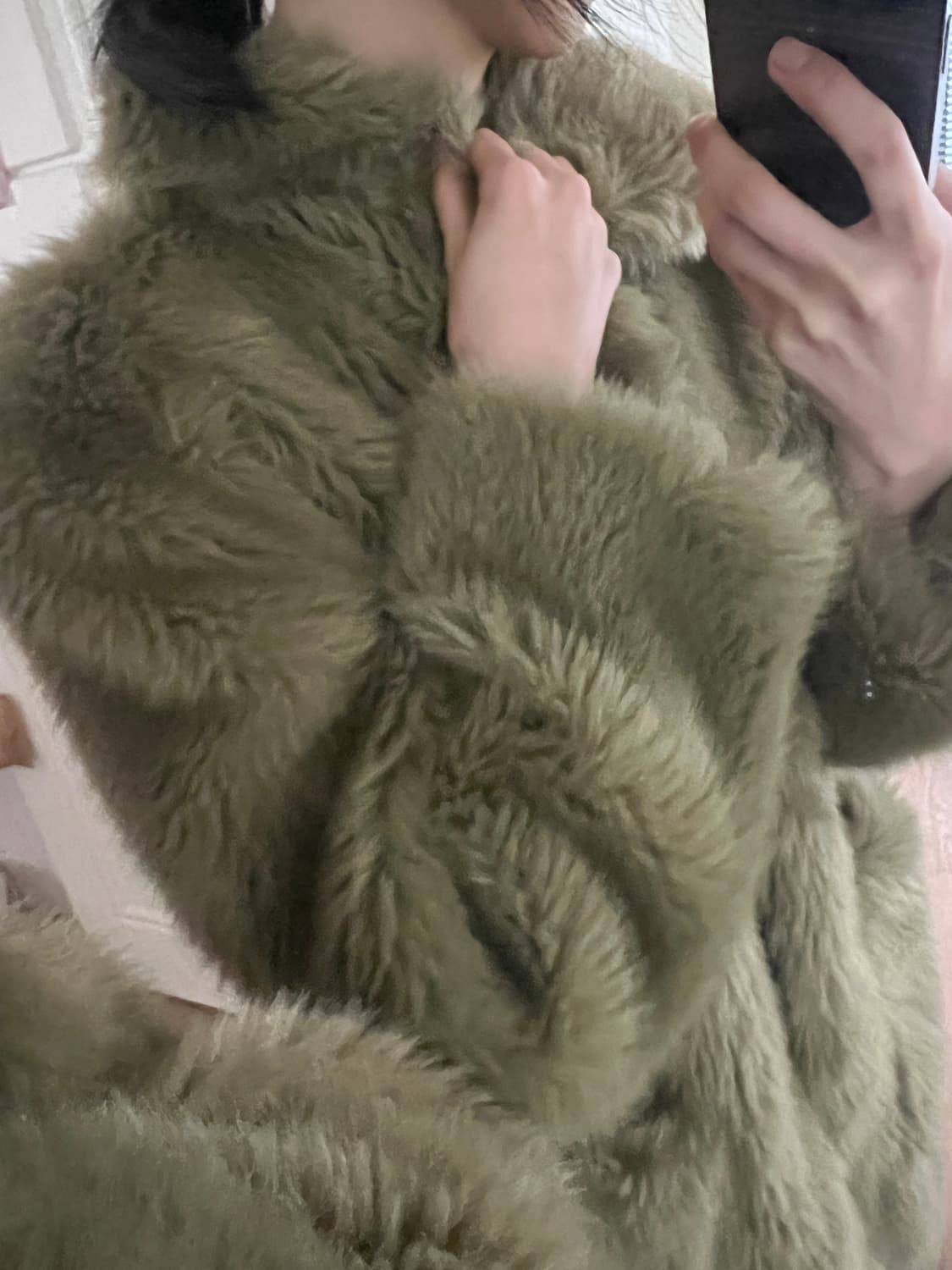 베어 퍼 올리브 코트 상품이미지4