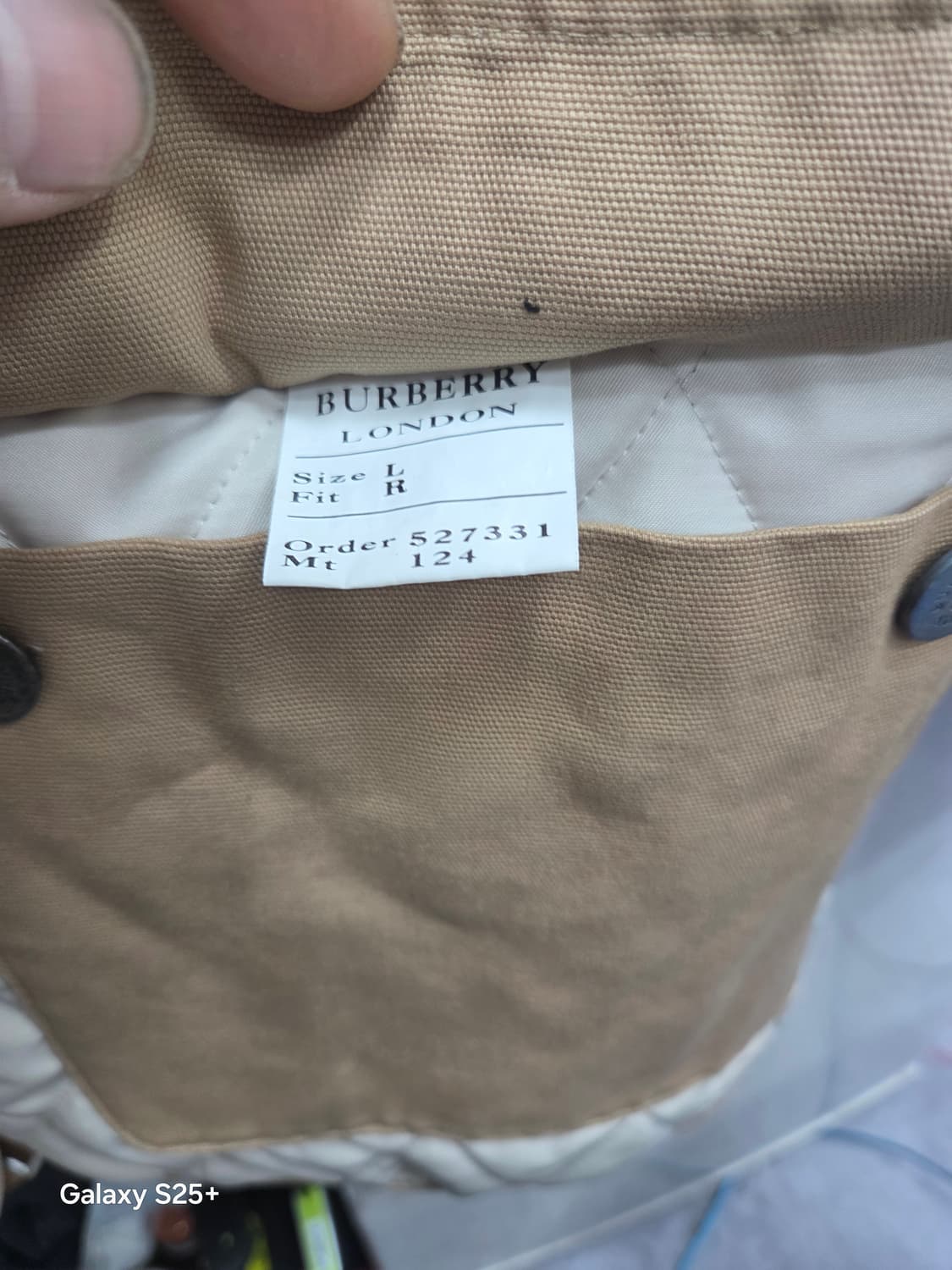 버버리  퀄팅자켓   아이보리 상품이미지4