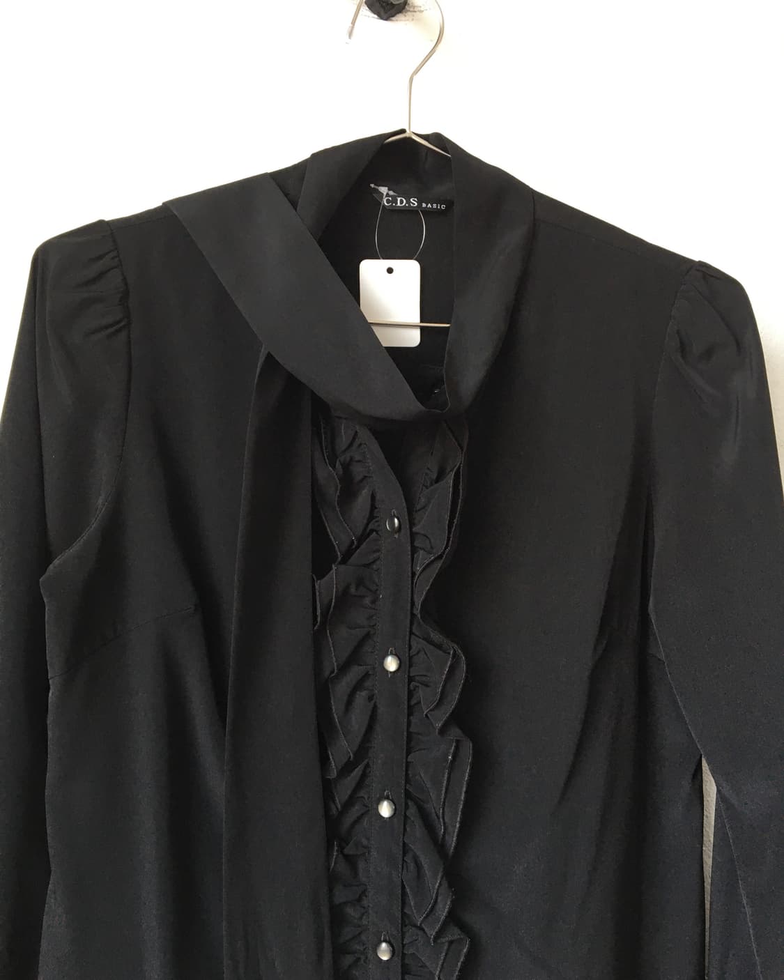 Tied point frill shirt 상품이미지3