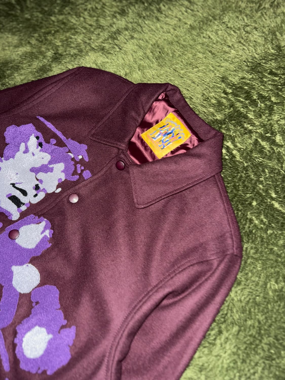 [M] Kidsuper 키드슈퍼 스튜디오 LFLS 바시티 자켓 버건디 상품이미지2