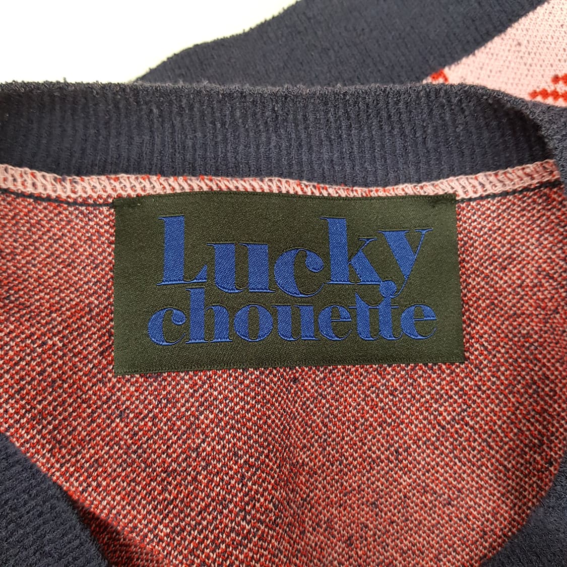 LUCKY CHOUETTE 럭키슈에뜨 2024 체크 베스트 F사이즈 상품이미지4