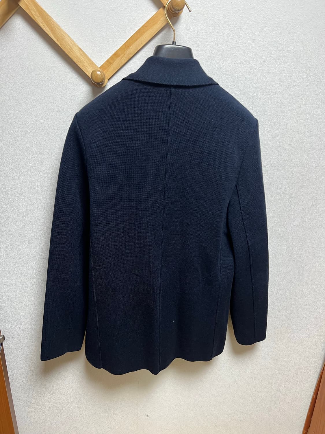 세테필리 캐시미어 네이비 더블 브레스티드 울 자켓 가디건 50 M 사이즈 상품이미지3