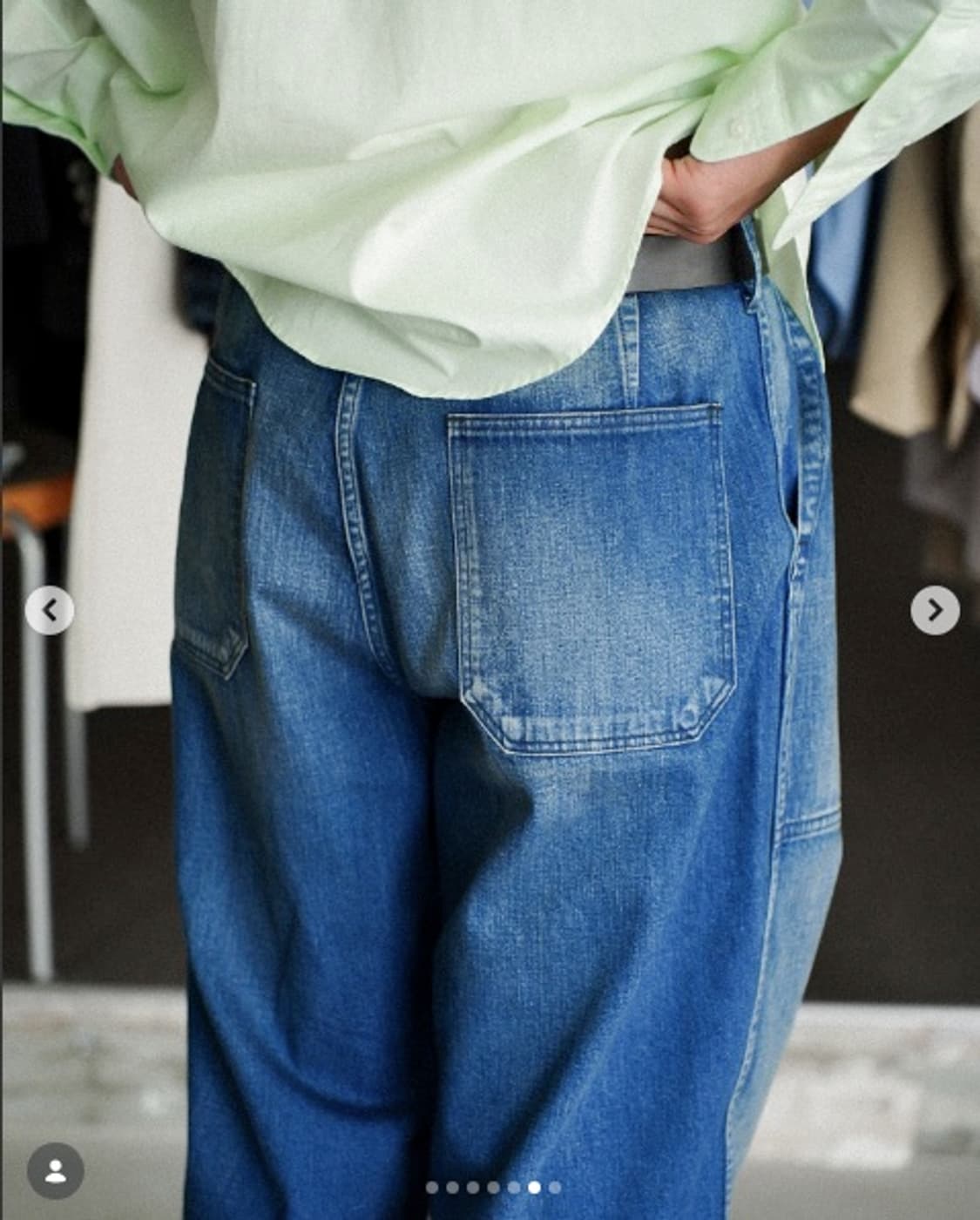 [2] 헤릴 Herill 25aw us navy denim 새상품 상품이미지5