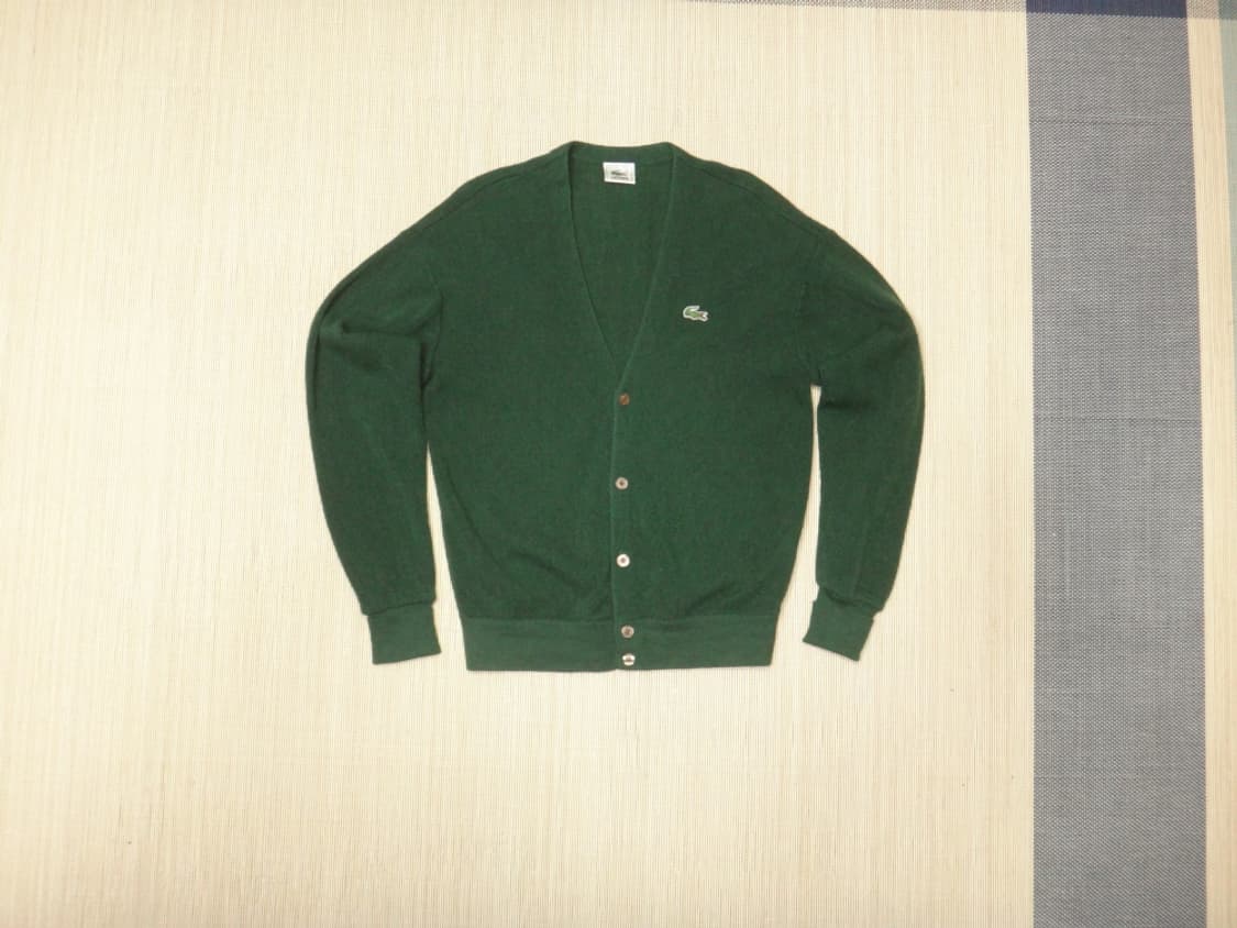 (L/100) 라코스테 LACOSTE 남성 브이넥 울 가디건 상품이미지1