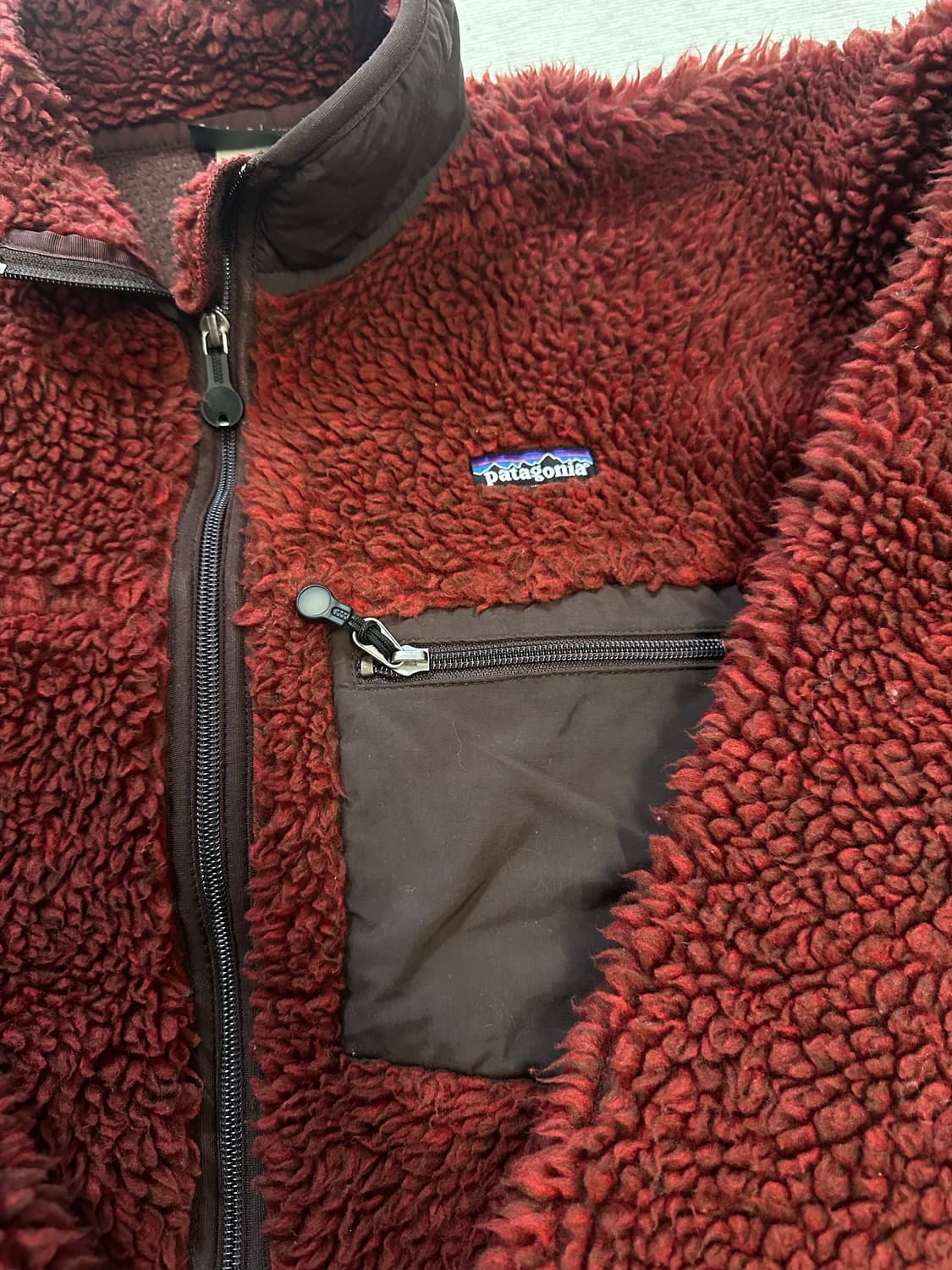(M) 파타고니아 빈티지 딥파일 버건디 상품이미지3