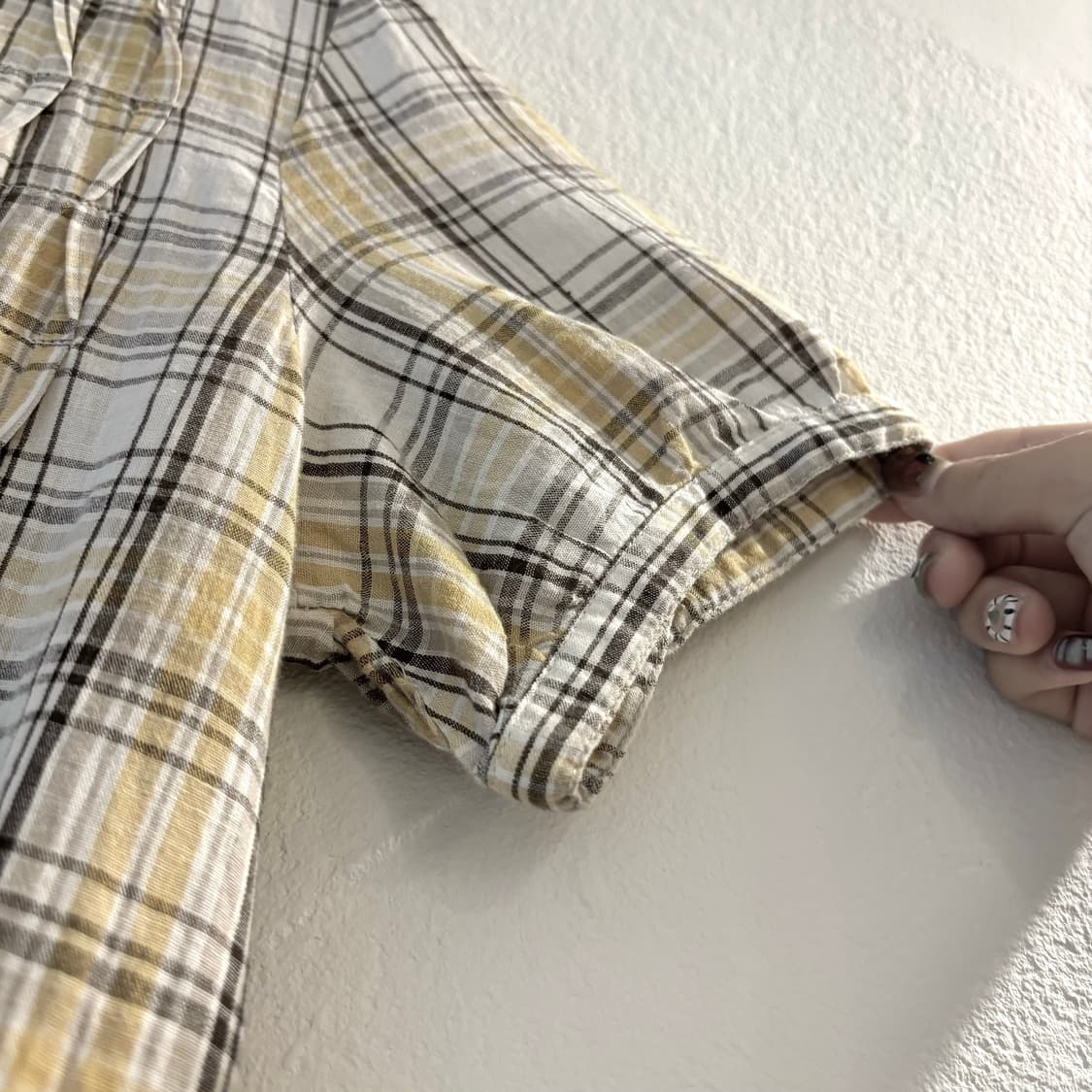 노랑 패치 홍콩 블라우스 상품이미지4
