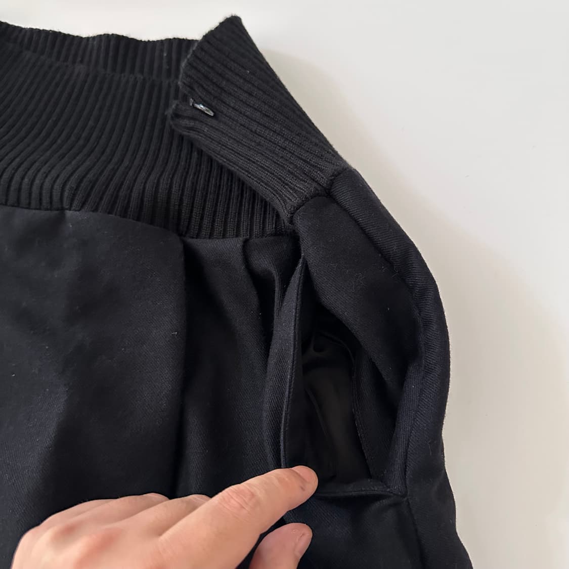 질샌더 jil sander navy 허리밴딩 스커트 상품이미지3