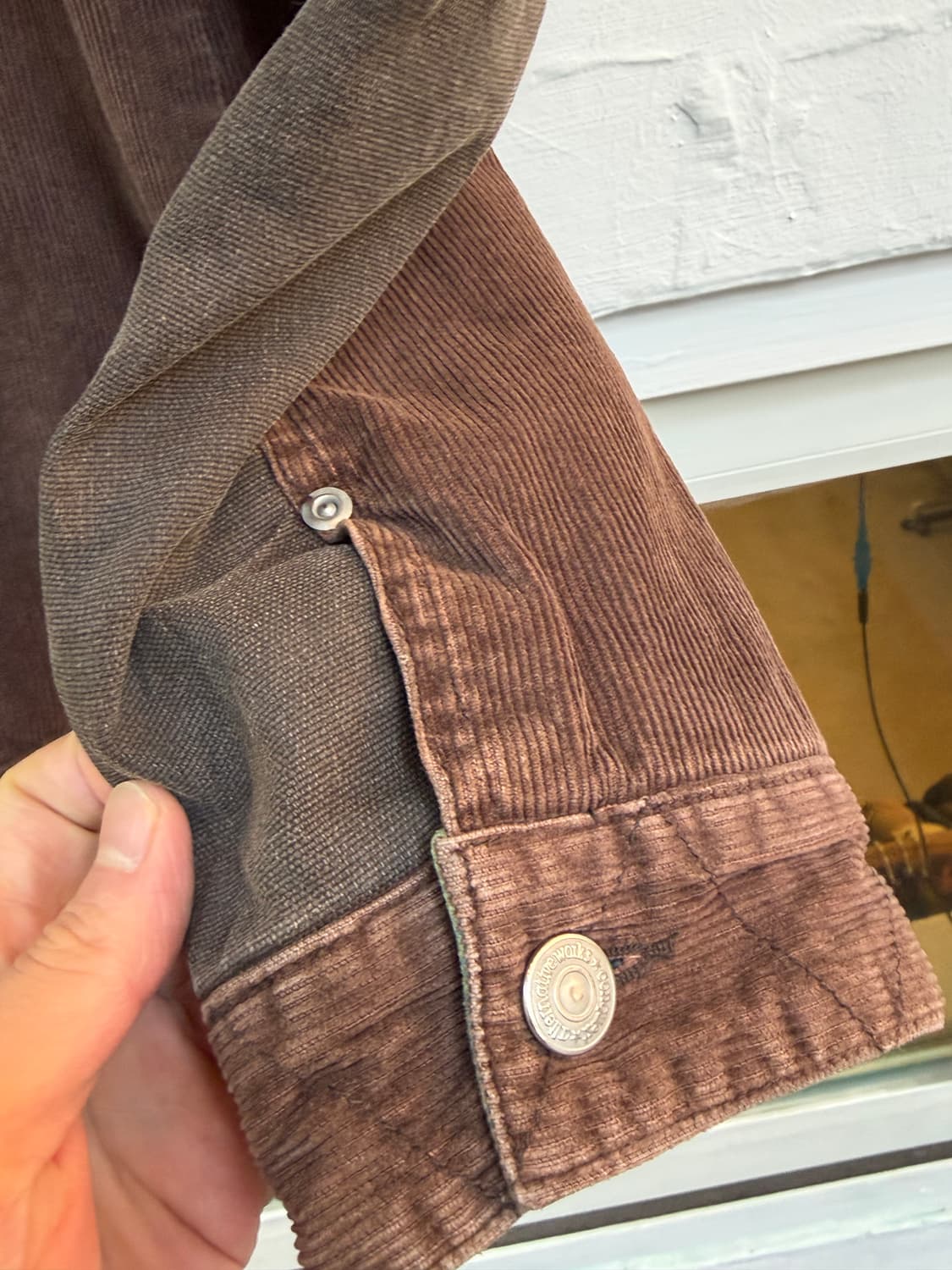 Conquest 코듀로이 셰르파 트러커 자켓 L 상품이미지8