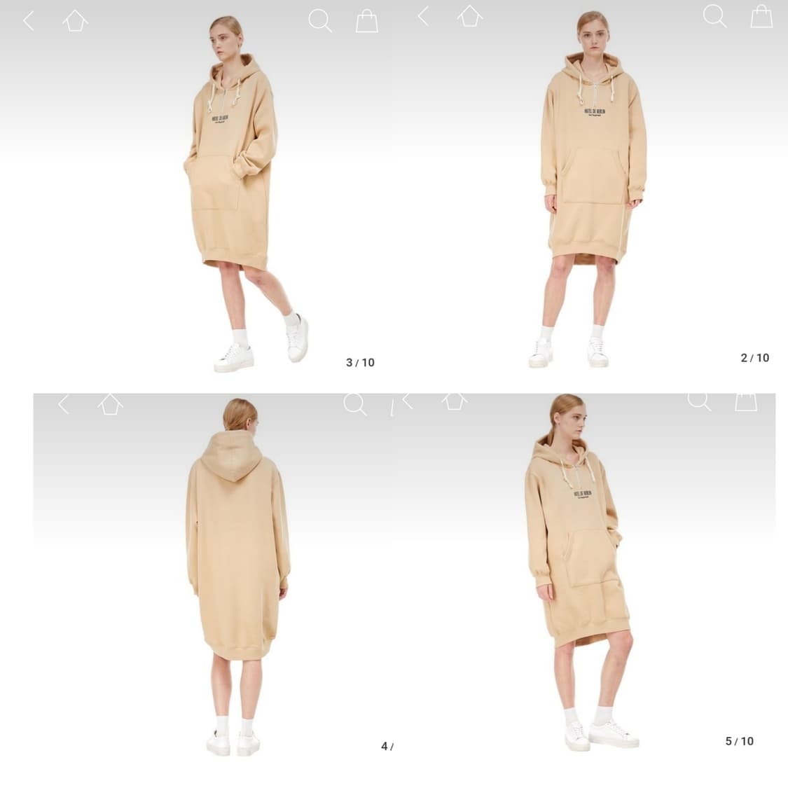 스튜디오톰보이 후드기모 언발원피스 FF 상품이미지2