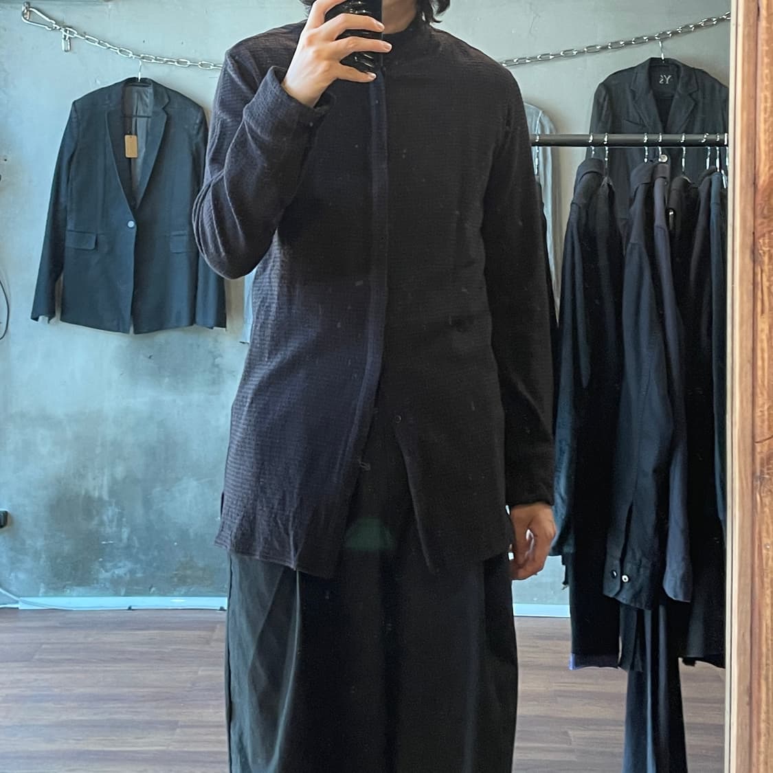 라드뮤지션 울 체크 셔츠 상품이미지2
