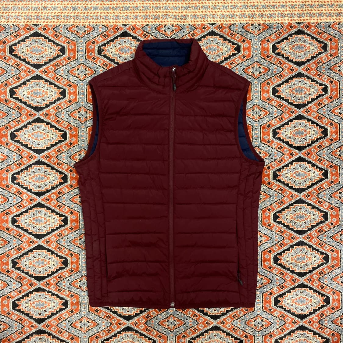 갭 버건디 패딩조끼 남성XS 상품이미지1