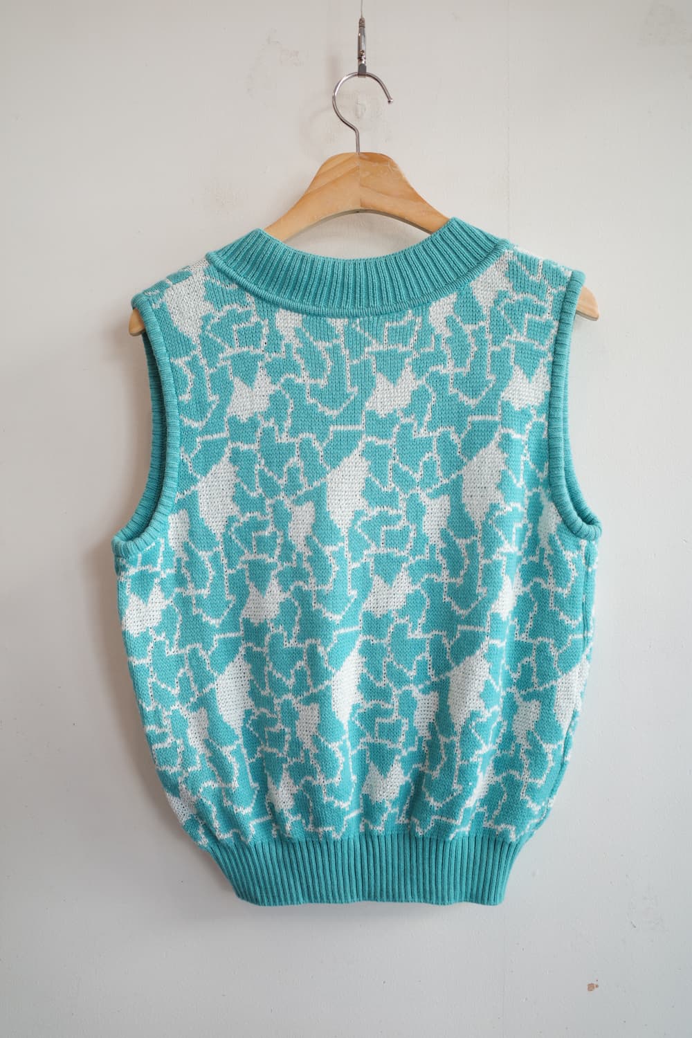 Courreges 쿠레쥬 올드모델 울 니트 베스트  상품이미지6