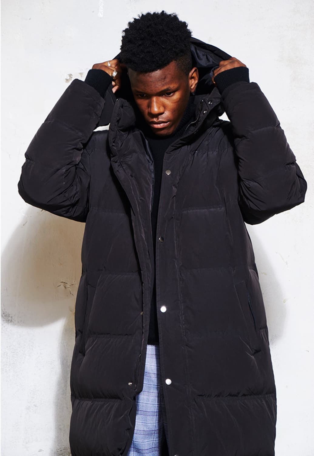 토니웩(TONYWACK)크루도 덕다운 롱패딩 코트 상품이미지1