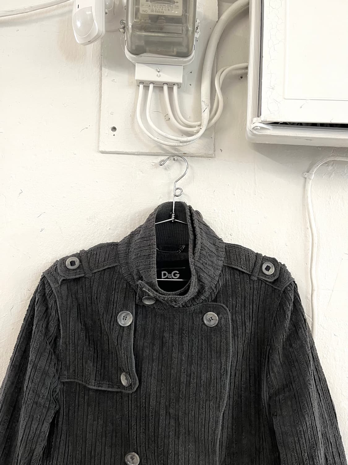 돌체앤가바나 아카이브 벨루어 골덴 나폴레옹 자켓 상품이미지4