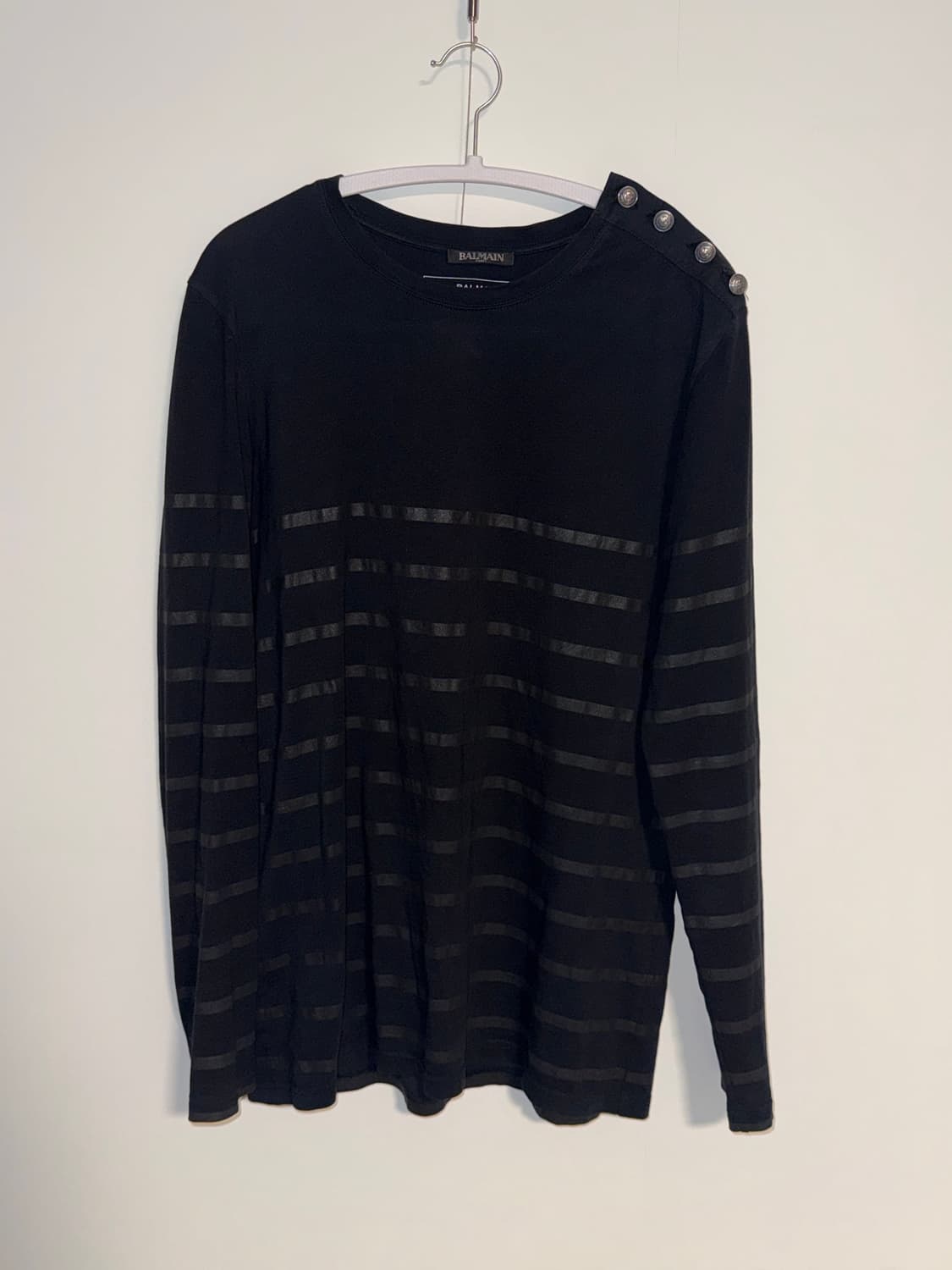 Balmain Shoulder Button Long Sleeve 상품이미지4