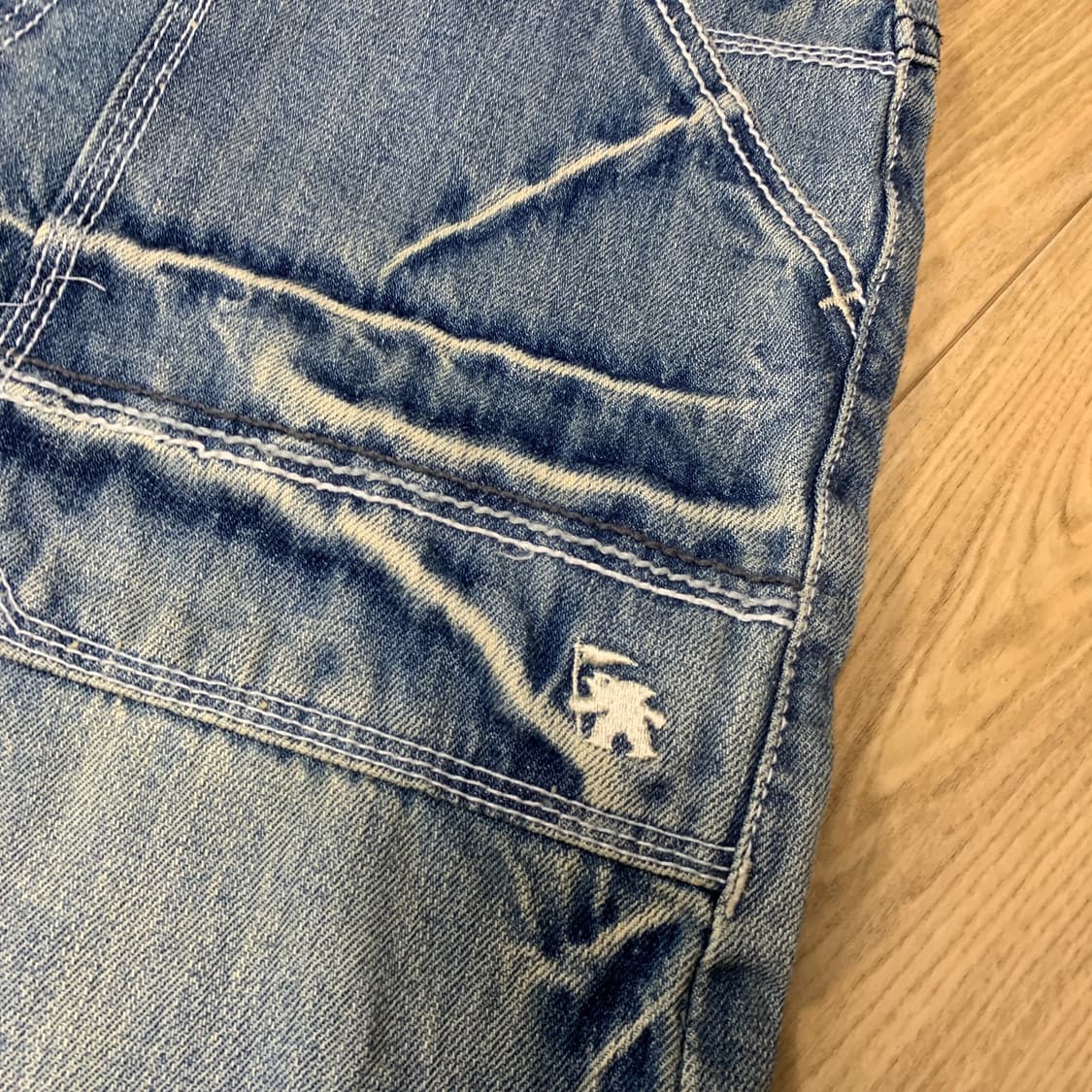 32)Gotcha 갓챠 핀워싱 스트레이트 데님 상품이미지6