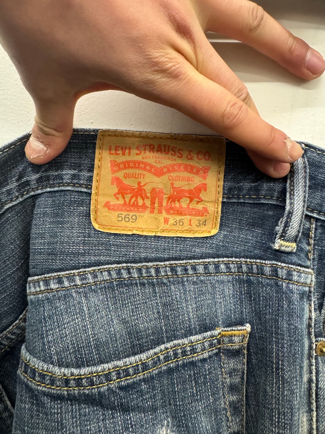 00‘s Levi’s 569 Loose Straight 상품이미지5