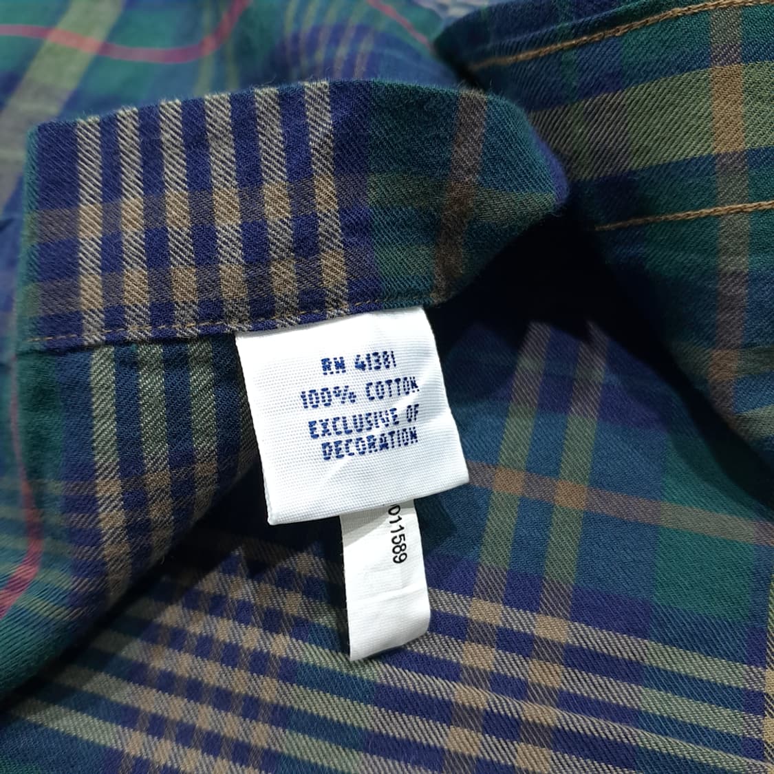 CK121 M 폴로 슬림핏 클래식 마드라스 체크 셔츠 남방 상품이미지5