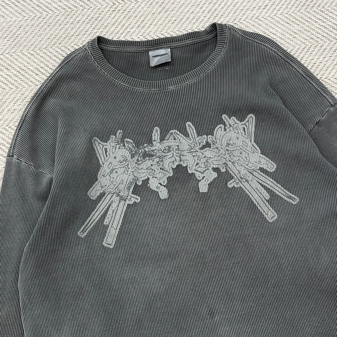 노메뉴얼 프린팅 롱슬리브 r3168 상품이미지3