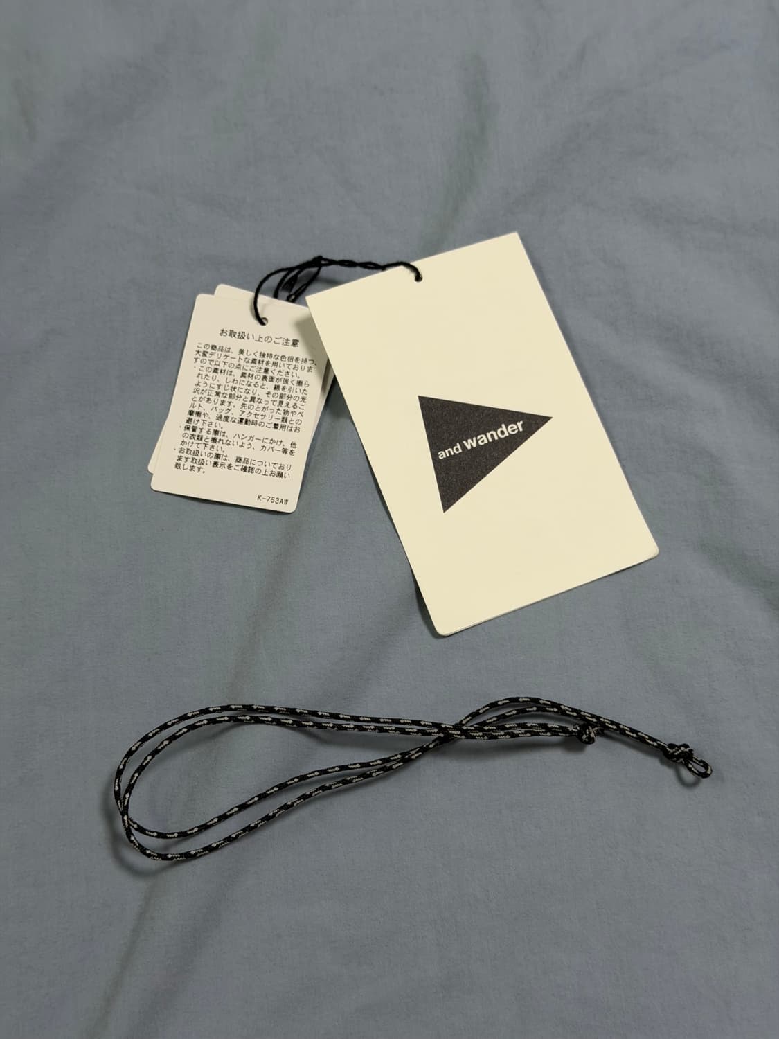 앤드원더 오버사이즈드 카고 팬츠 블랙 상품이미지10