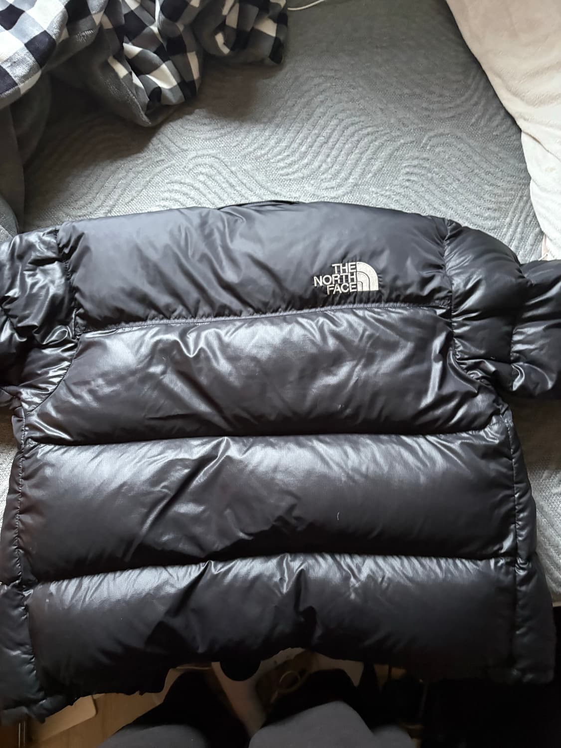 노스페이스 눕시 패딩 블랙 90  상품이미지2