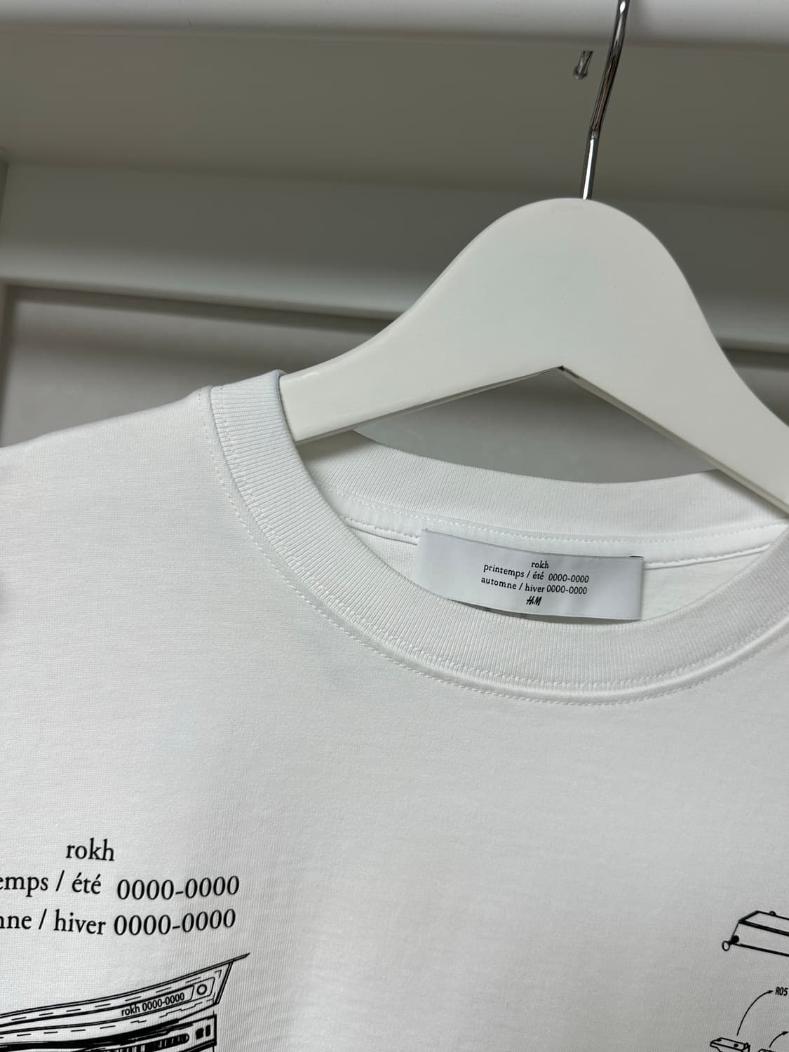 H&M x ROKH 콜라보 반팔 L 급처 상품이미지8