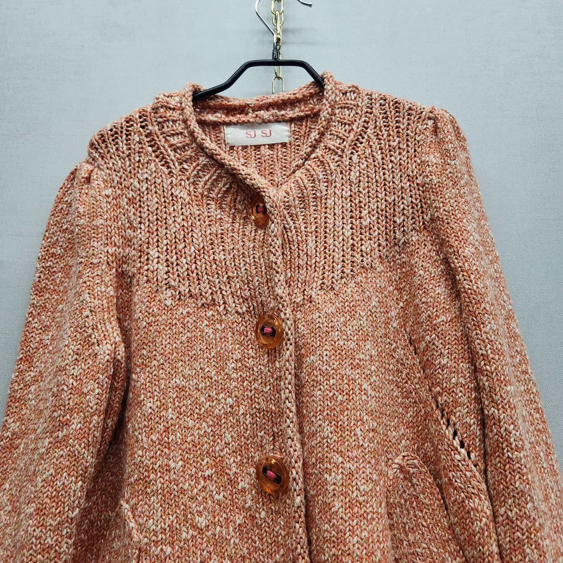 한섬 SJSJ 코튼 니트 가디건 M 상품이미지2