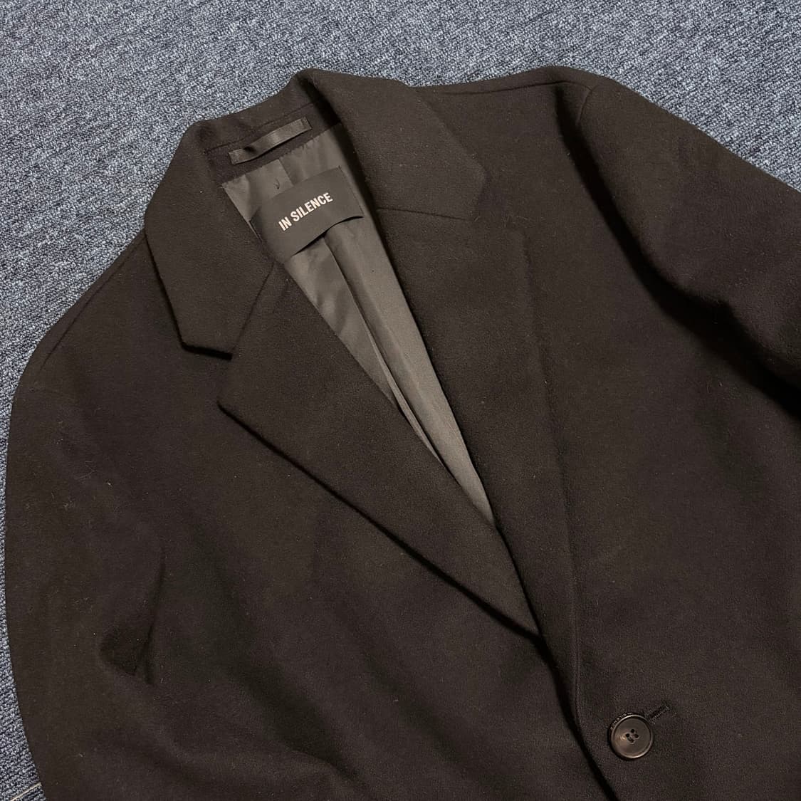 인사일런스 울캐시미어 싱글 롱 코트 상품이미지3