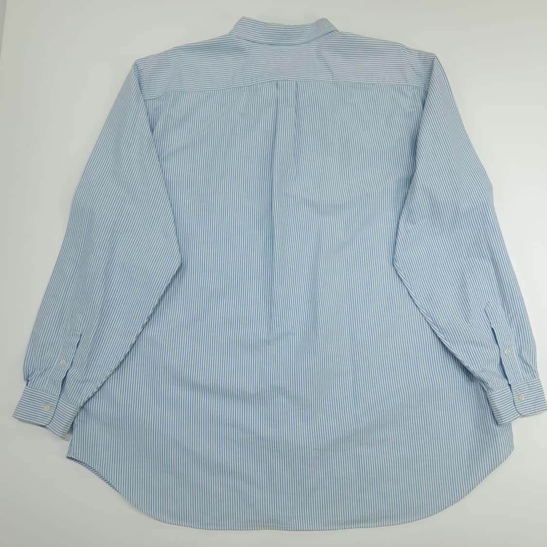 CN668 3XLT 폴로 랄프로렌 스카이블루 스트라이프 긴팔 셔츠 남방 상품이미지7