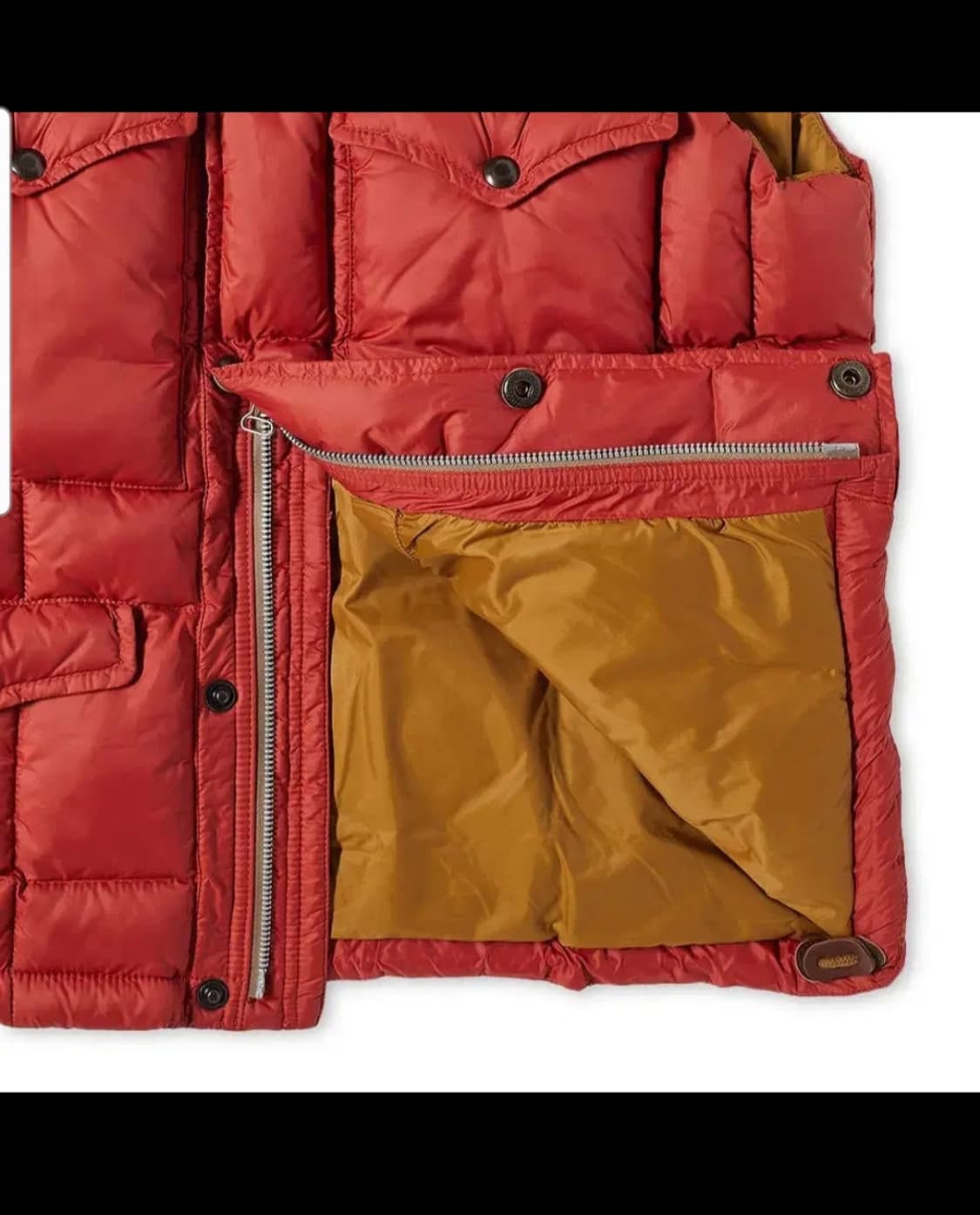 더블알엘 RRL 퀄티드 패딩 베스트 S 상품이미지8