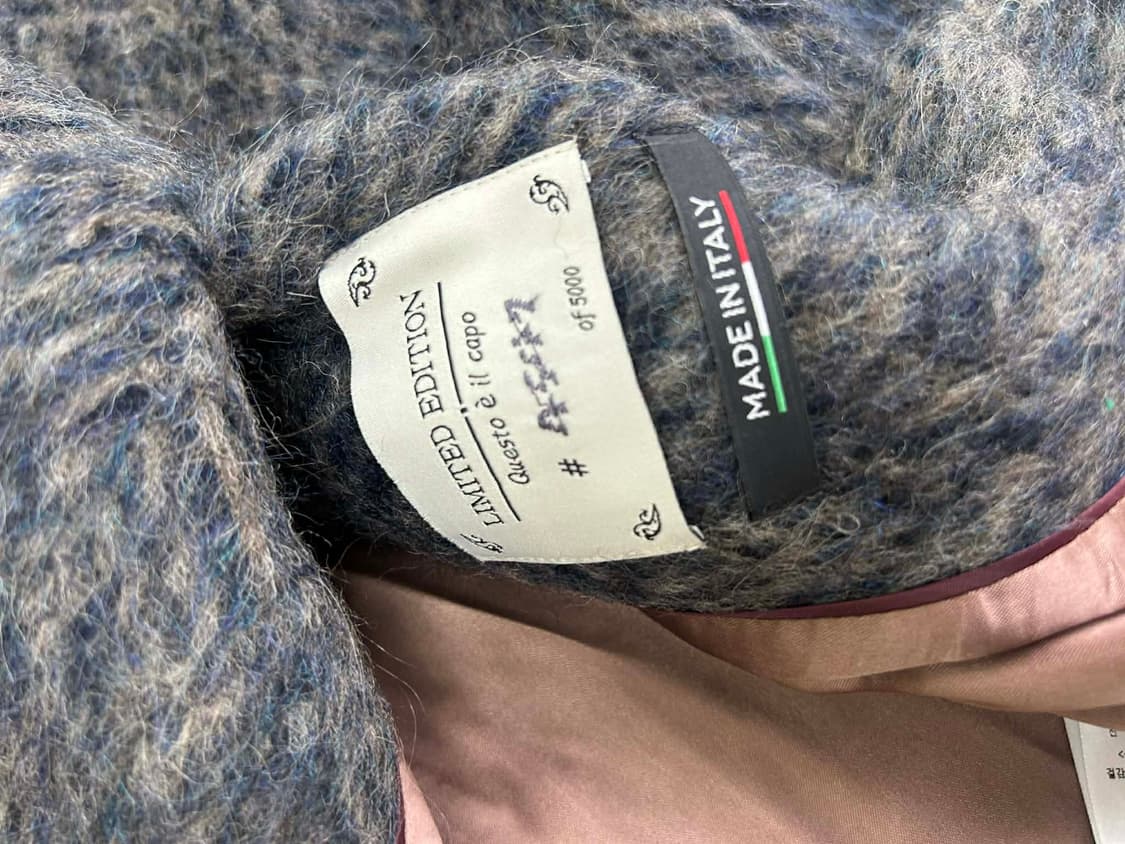 [55] 마리엘라 마리니 한정판 헤링본 알파카 혼방 코트 상품이미지7