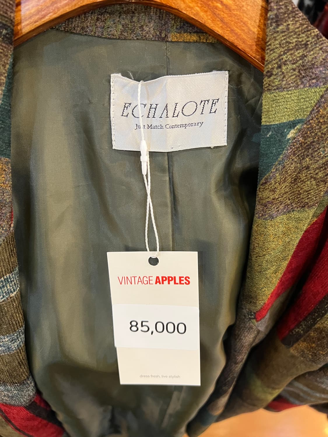 echalote 패턴 자켓 상품이미지4