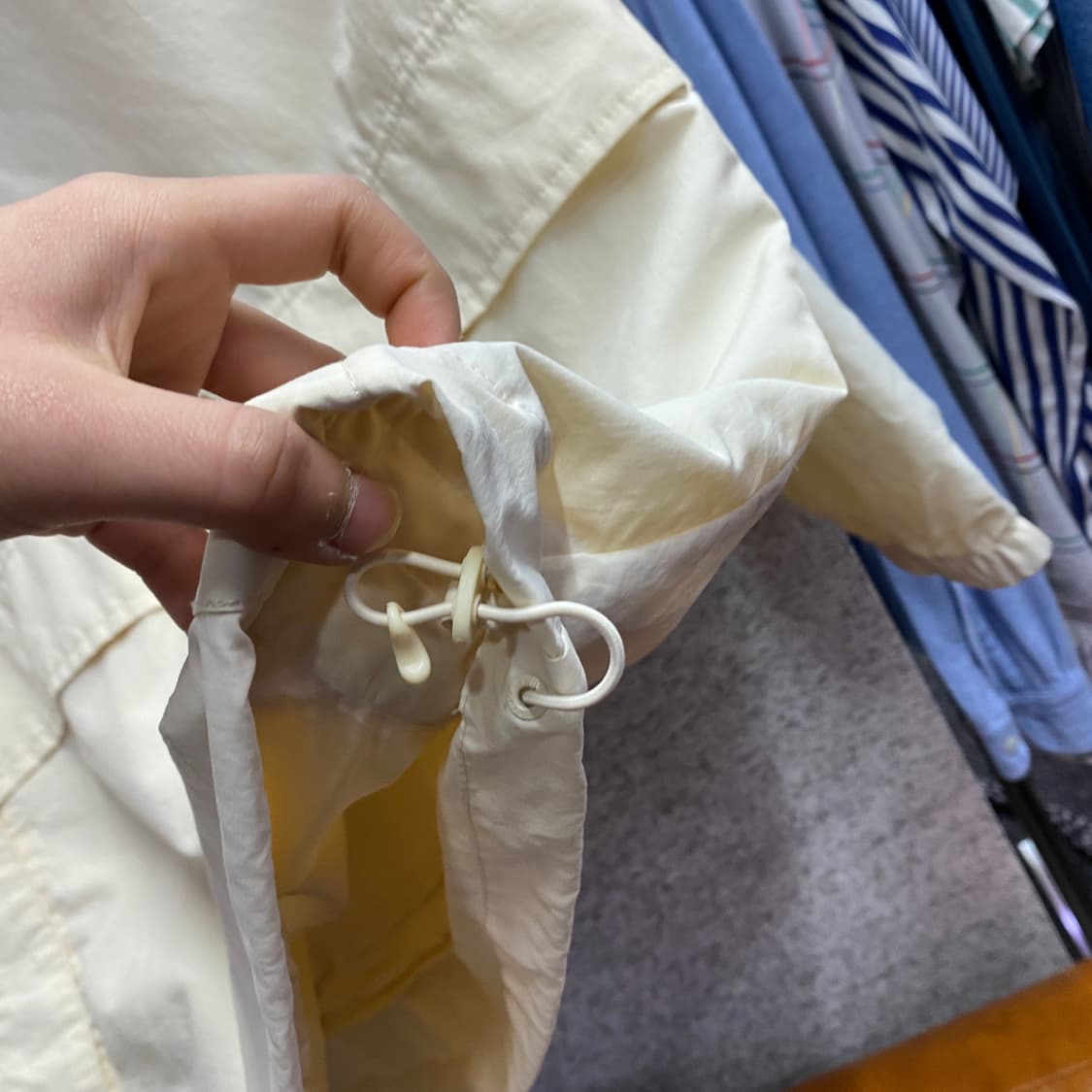 노스페이스 화이트라벨 연노랑 아노락 후드재킷 B4351  상품이미지4