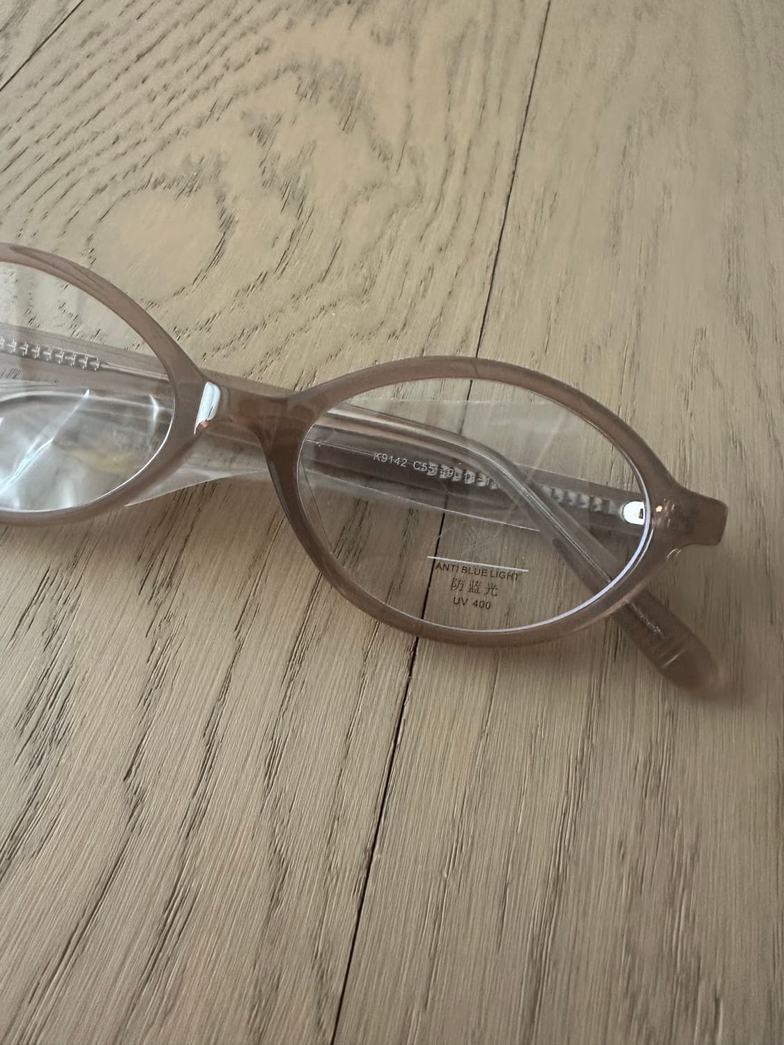 Y2K 연핑크 라운드 안경 상품이미지1