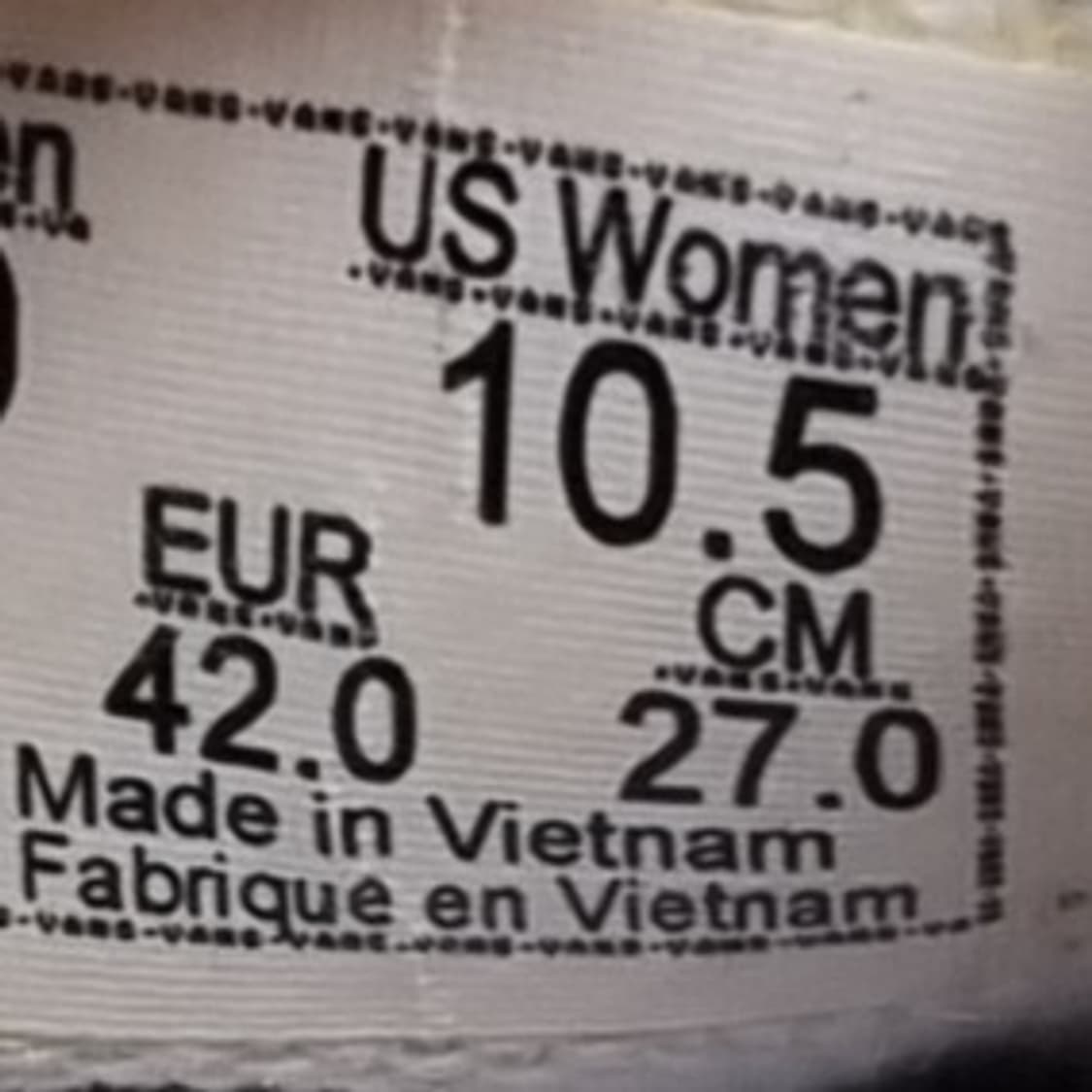 반스 어센틱 화이트 남성스니커즈270 상품이미지6