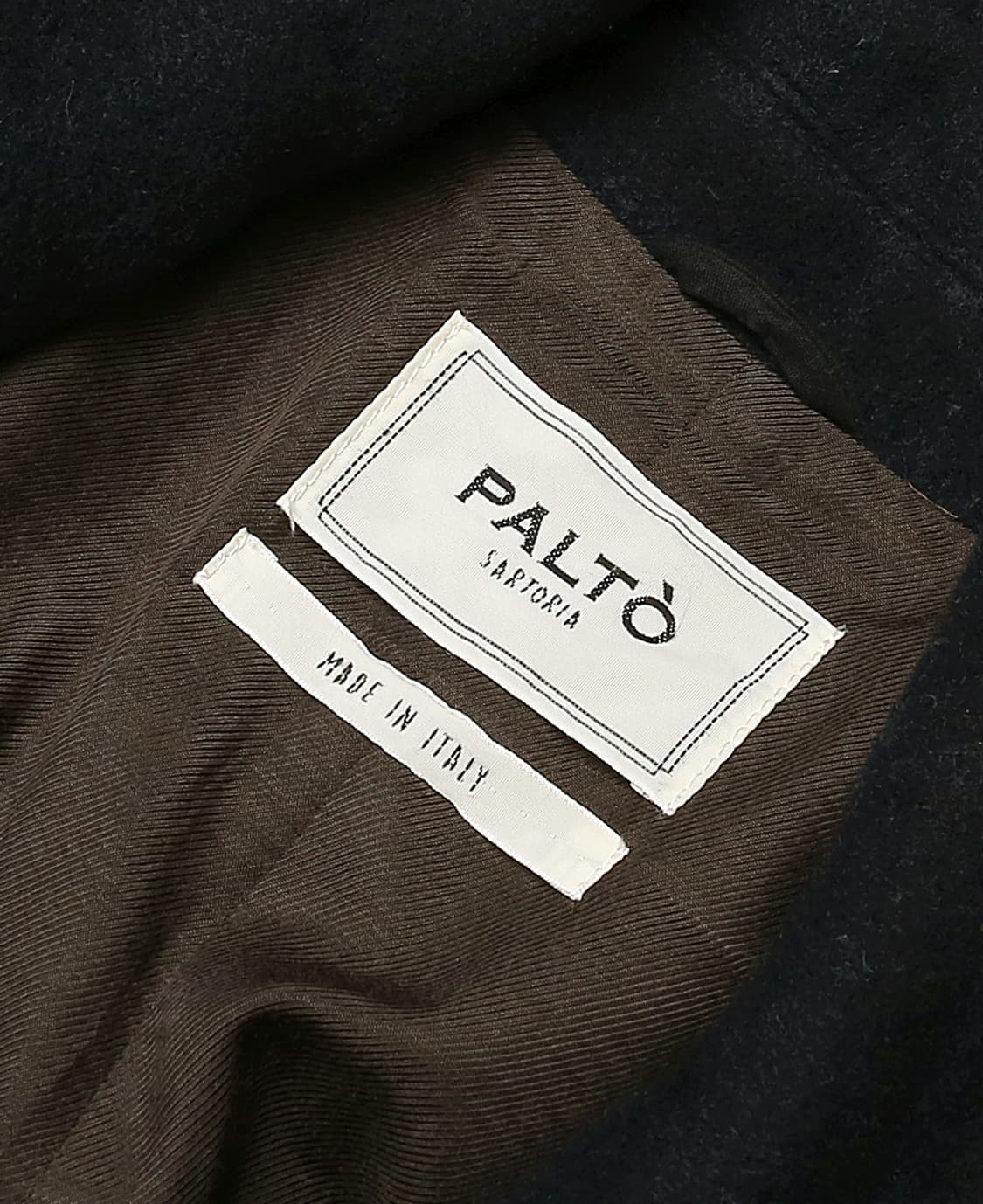 팔토 [Palto] 사르토리아 네이비 울 체크 발마칸 코트 상품이미지7