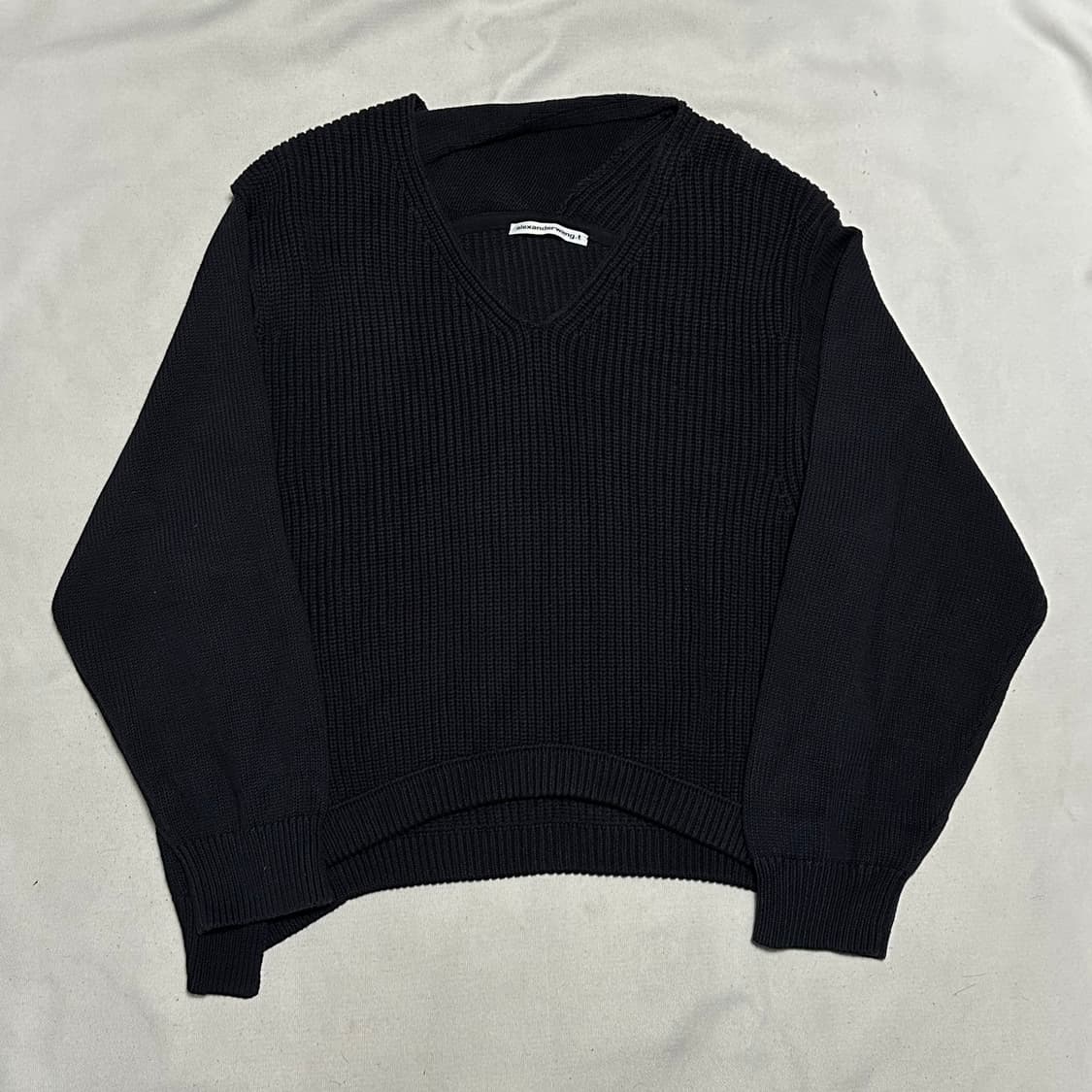 S 알렉산더왕 오버핏 브이넥 니트 상품이미지2
