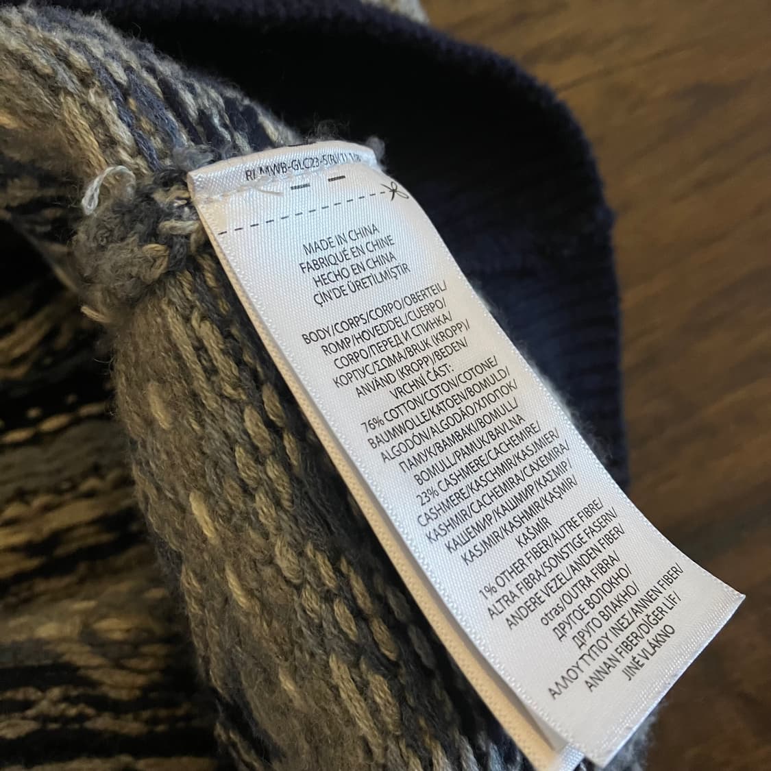 폴로 랄프로렌 페어아일 베스트 M 상품이미지6