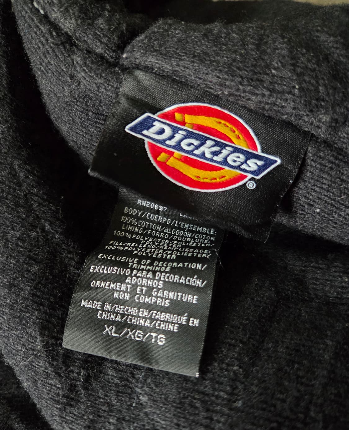 디키즈 후드 액티브 워크 자켓 블랙 XL(105~110) 상품이미지8