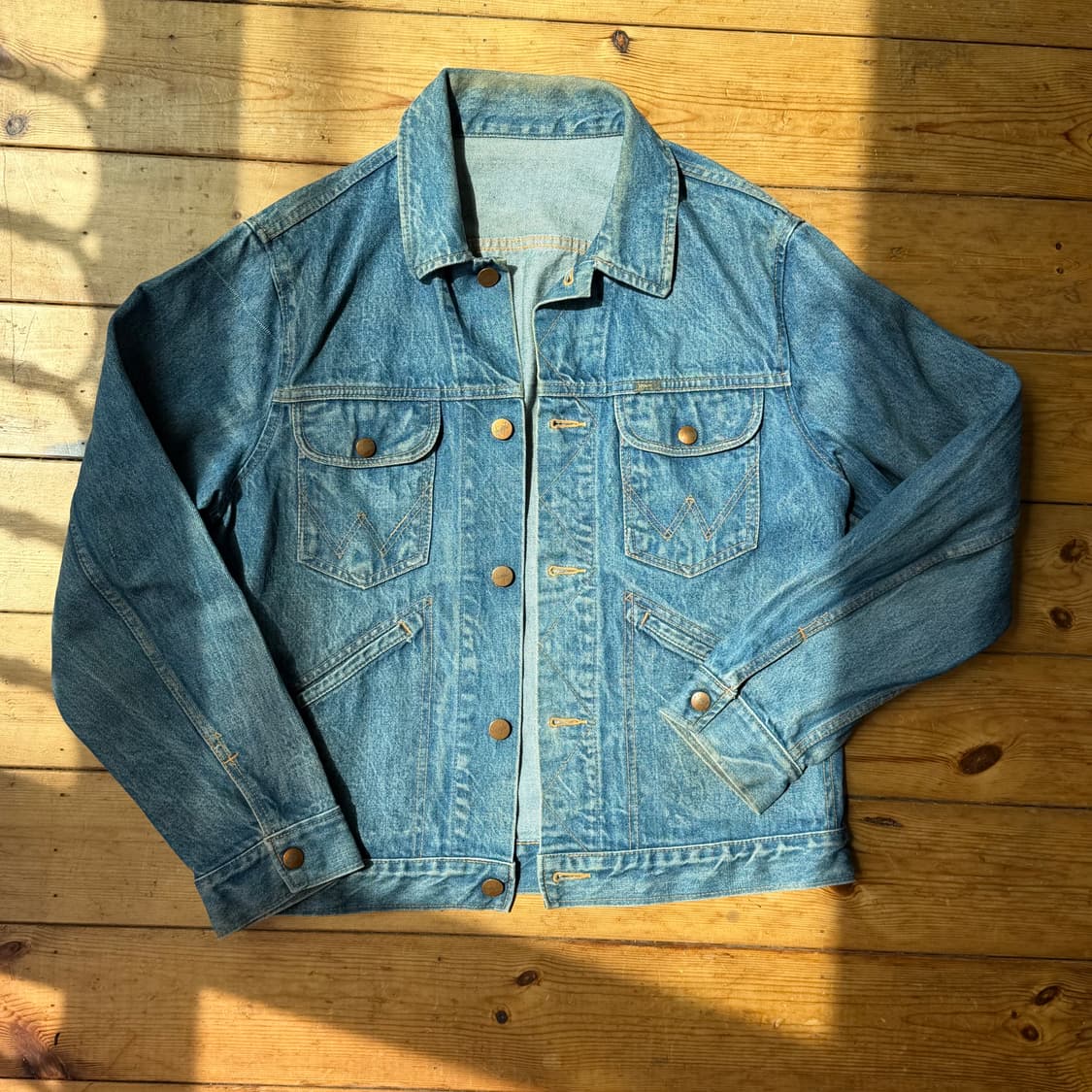 Wrangler 124MJ 데님 트러커 자켓 상품이미지1