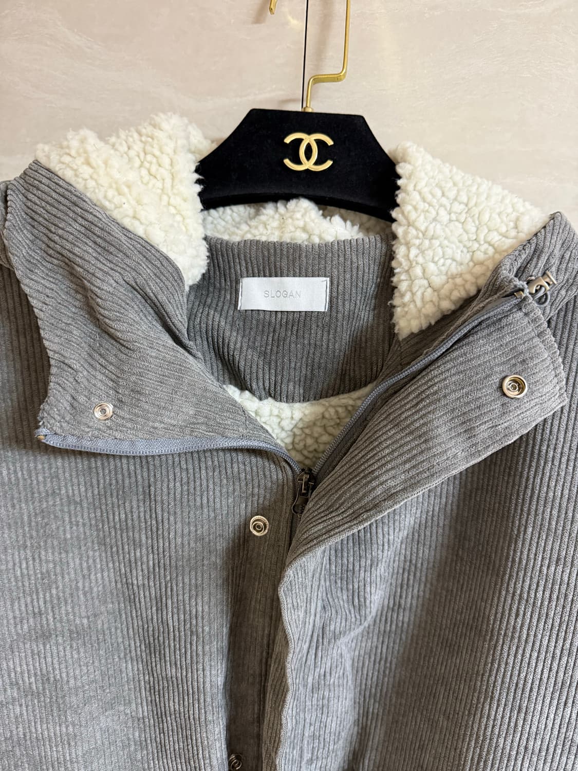 헌트 양털 코듀로이 패딩 남성 상품이미지5