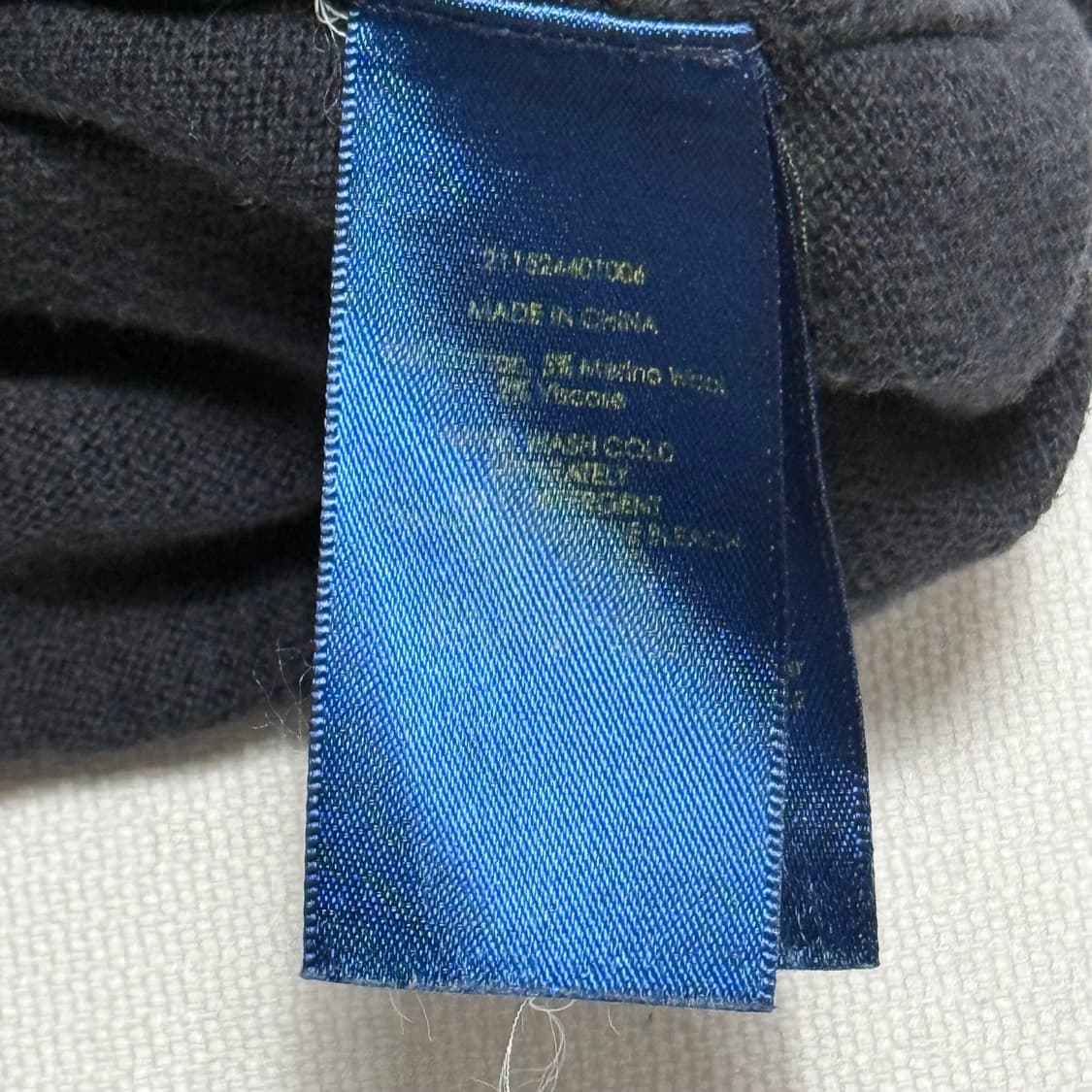 S 폴로랄프로렌 여성용 라운드넥 블랙 가디건 상품이미지5