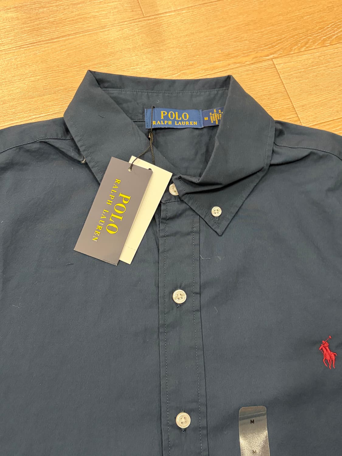 폴로랄프로렌 / 클래식핏 옥스퍼드 셔츠 네이비 / m 상품이미지3