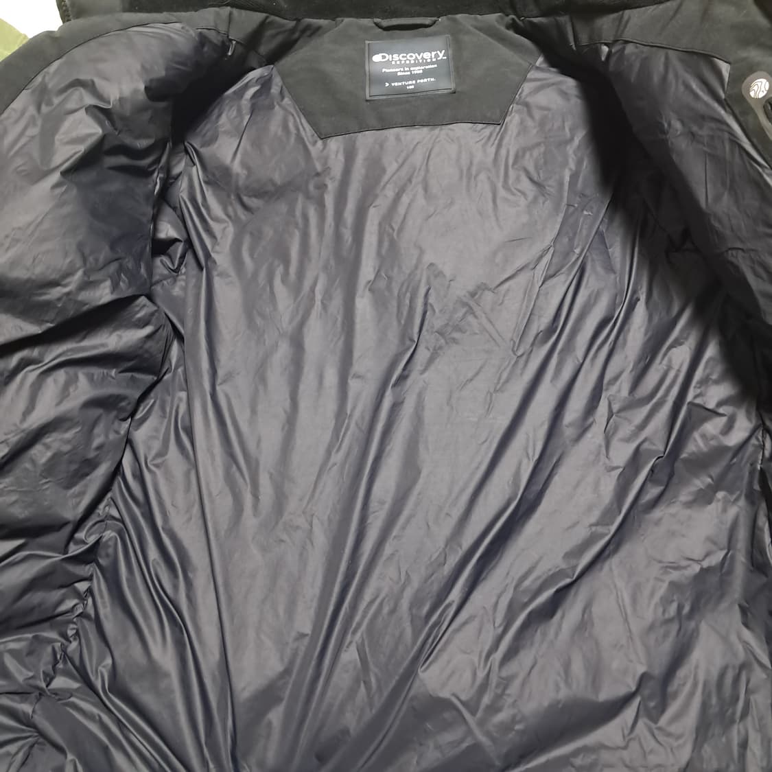 디스커버리 남성 패딩 구스다운 블랙 100 상품이미지6