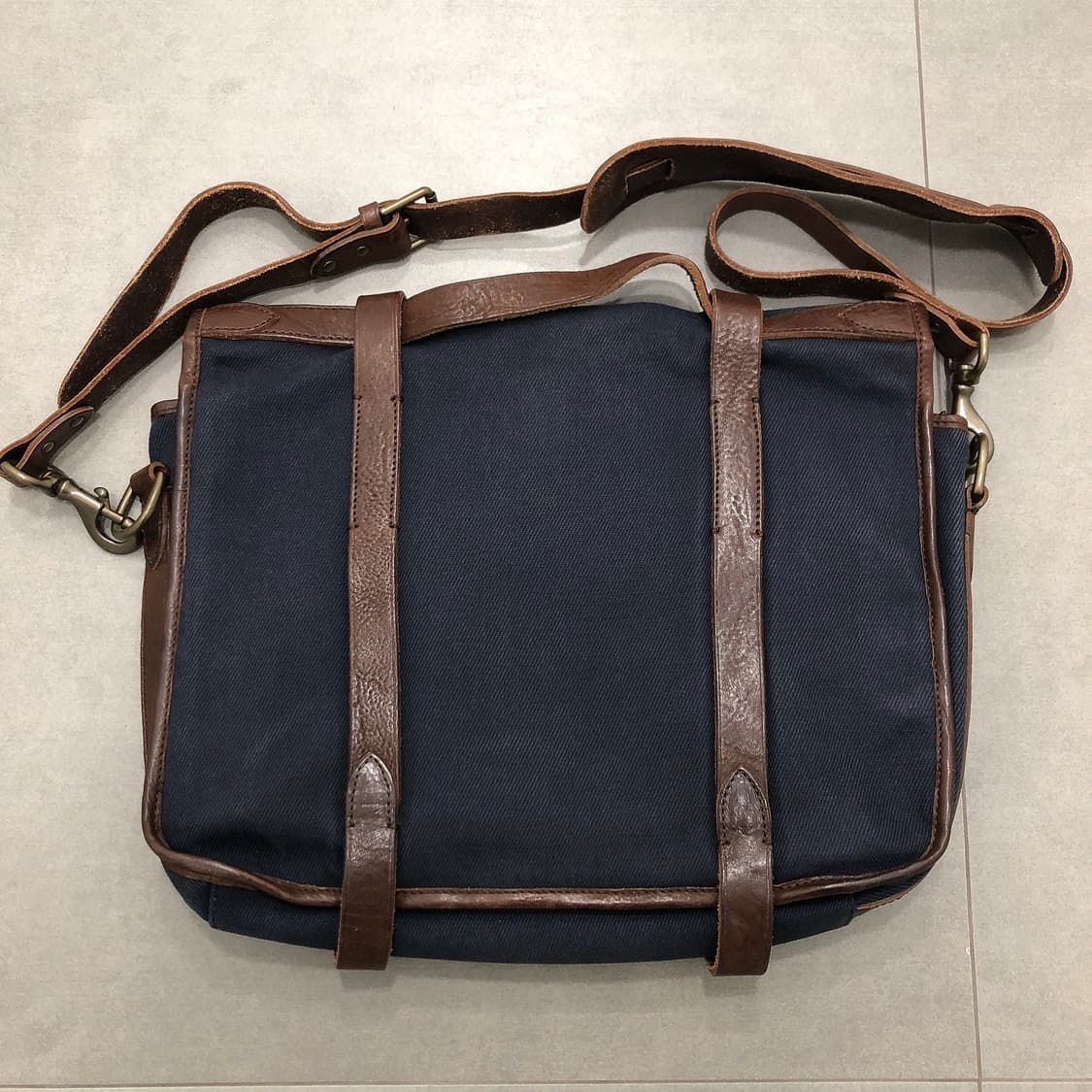 폴로 랄프로렌 캔버스 가죽 메신저백 크로스백 브리프케이스 토트백 상품이미지6