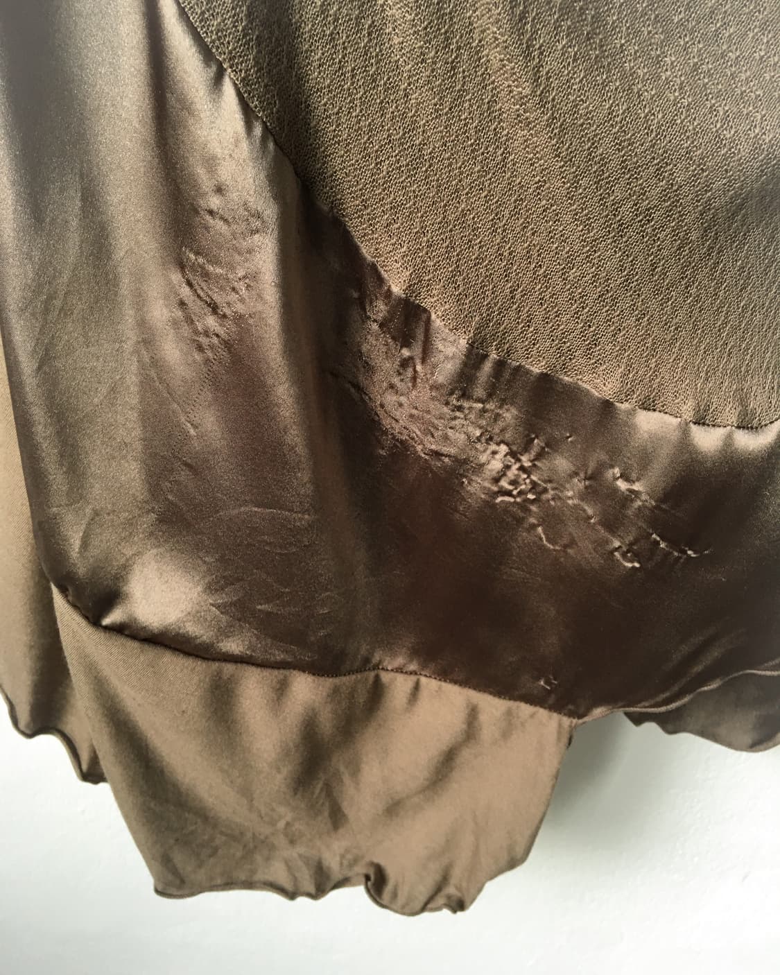 Unbalanced patch point sleeveless onepie 상품이미지5