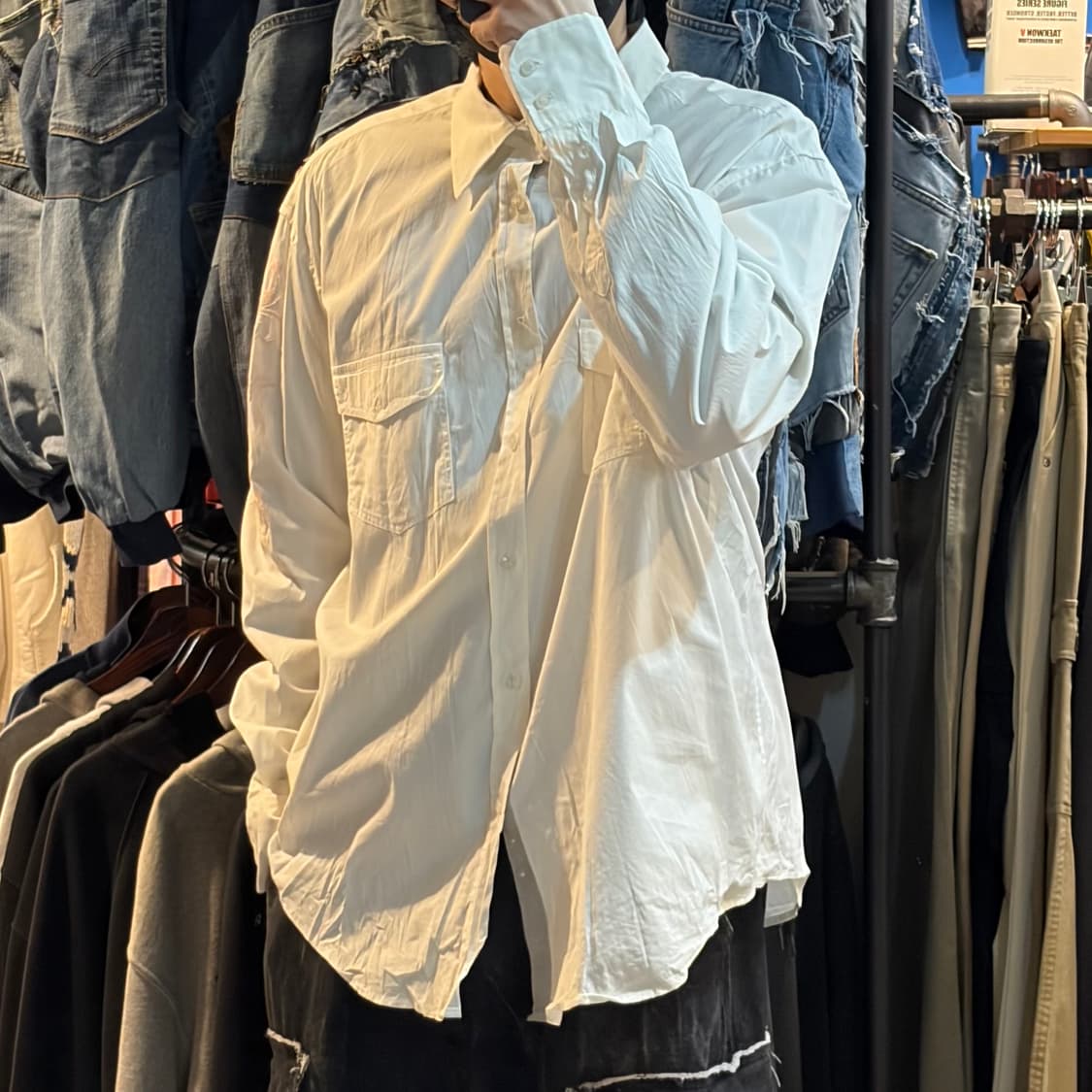 [NO.9] VTG 화이트셔츠 상품이미지4