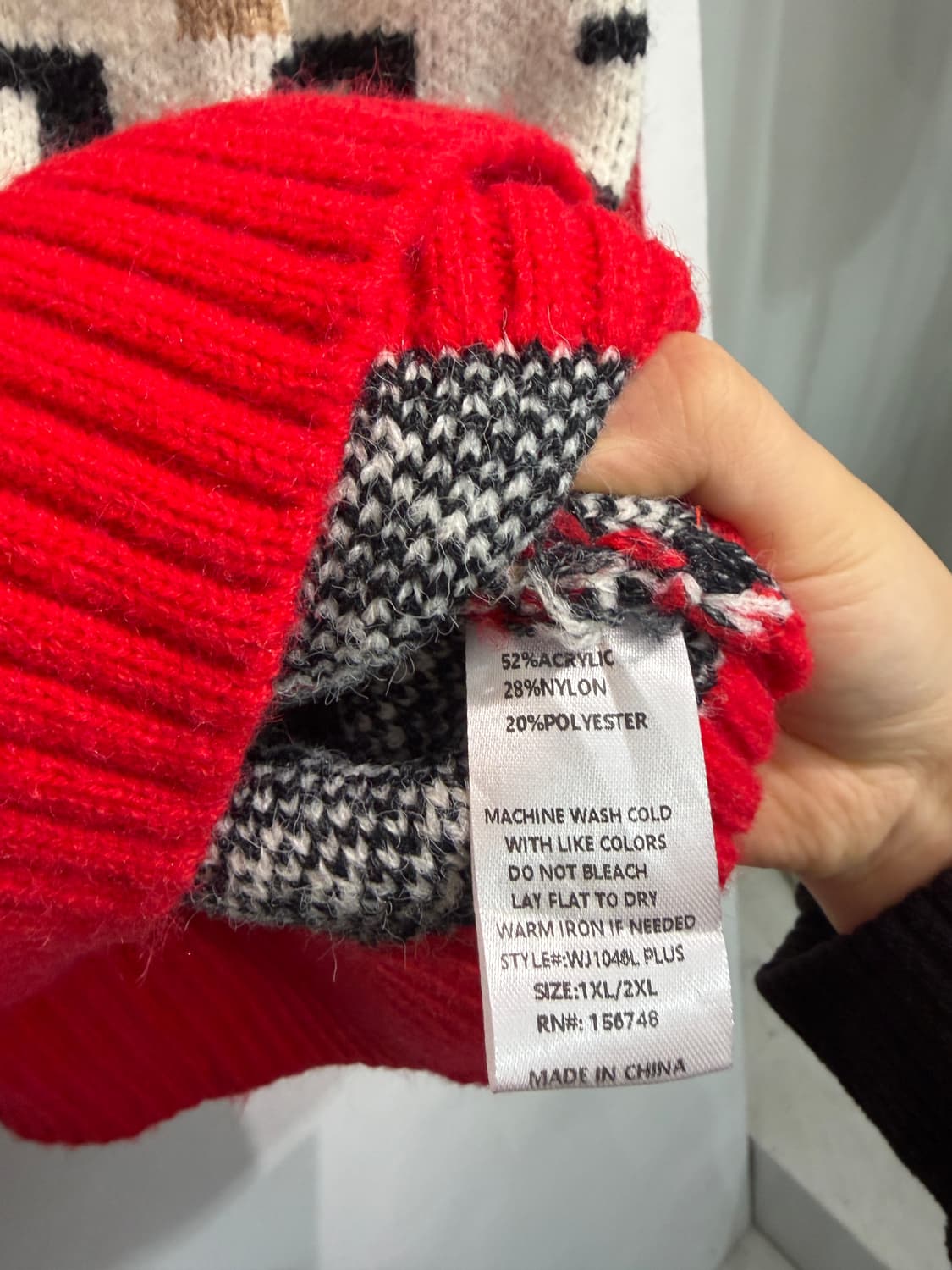 [L] U.S.A. 노르딕 니트 가디건 어글리스웨터 어글리니트 상품이미지8